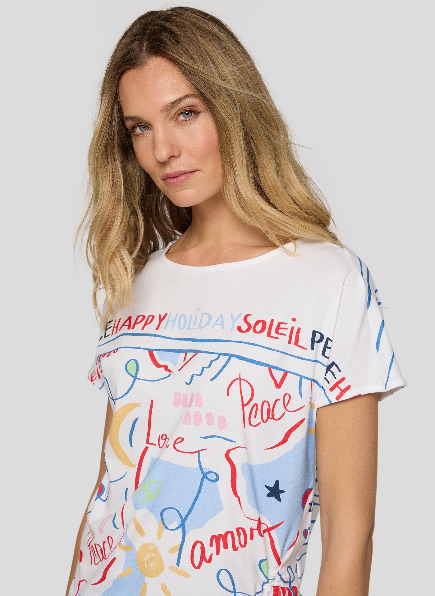 Rabe T-Shirt mit Print