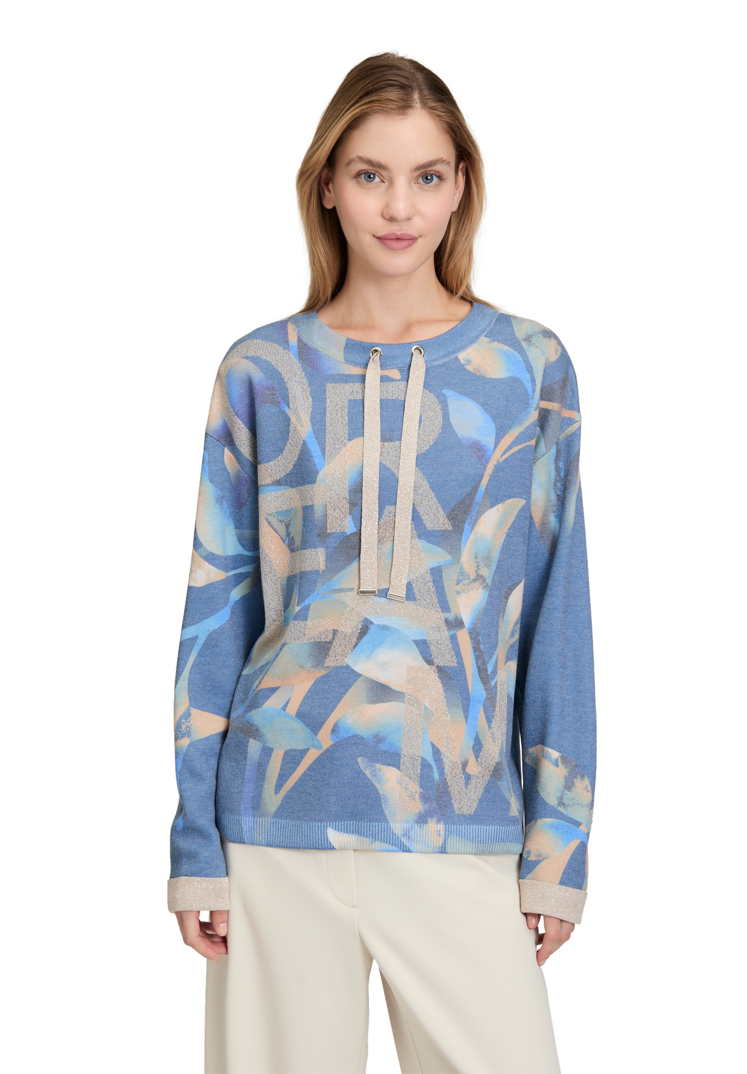 Betty Barclay Rundhalspullover »Feinstrickpullover mit Print«
