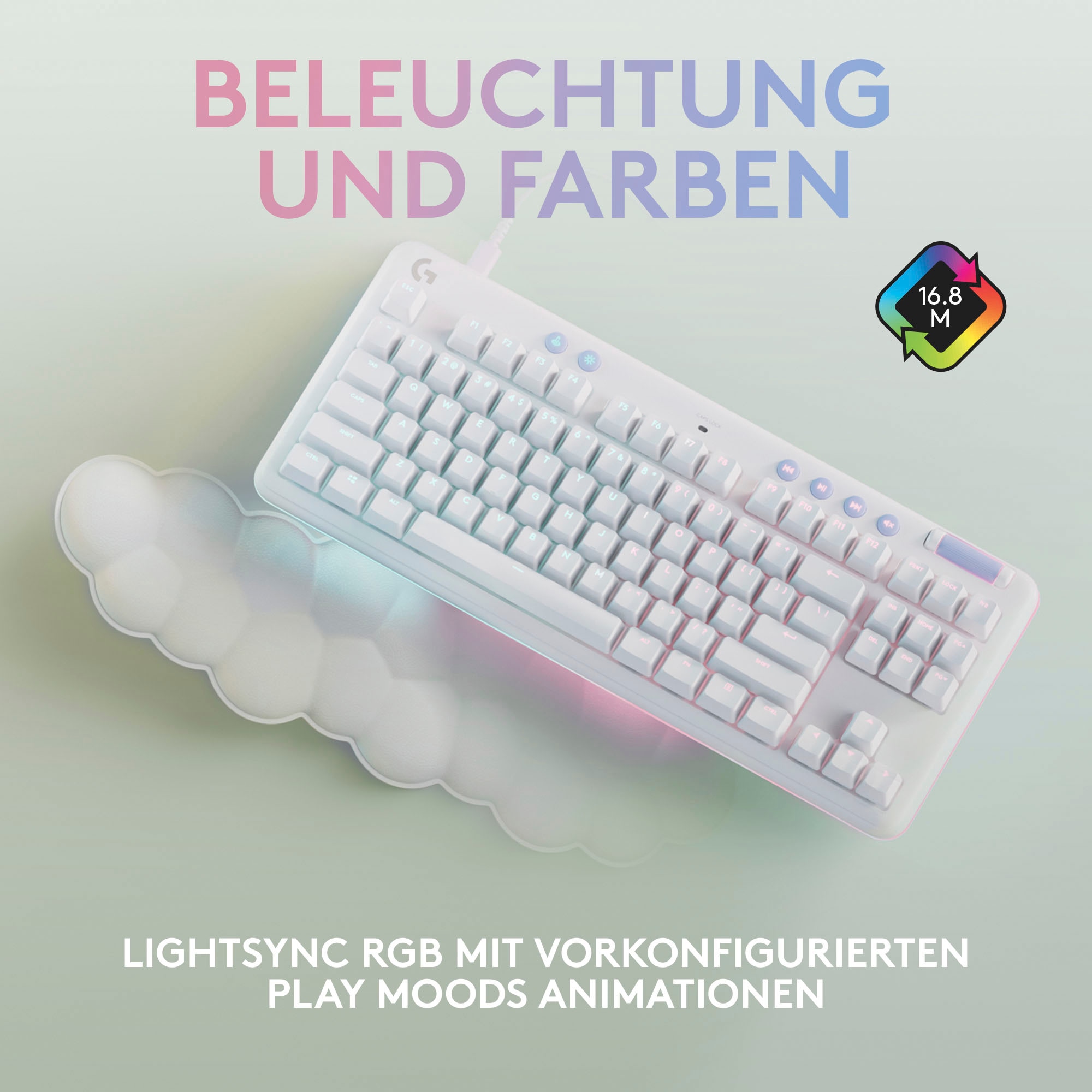 Logitech G Gaming-Tastatur »G713 Gaming Keyboard - OFF WHITE - DEU«