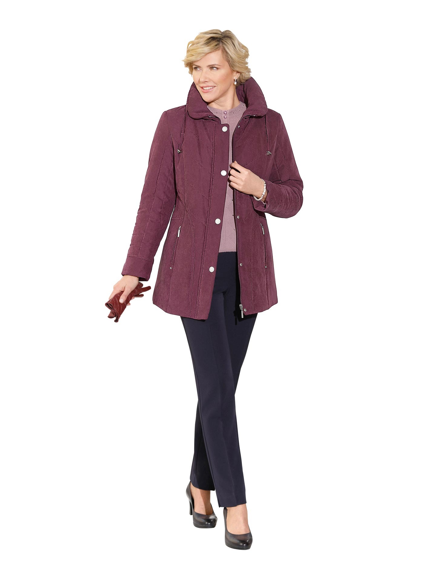 Classic Steppjacke ohne Kapuze