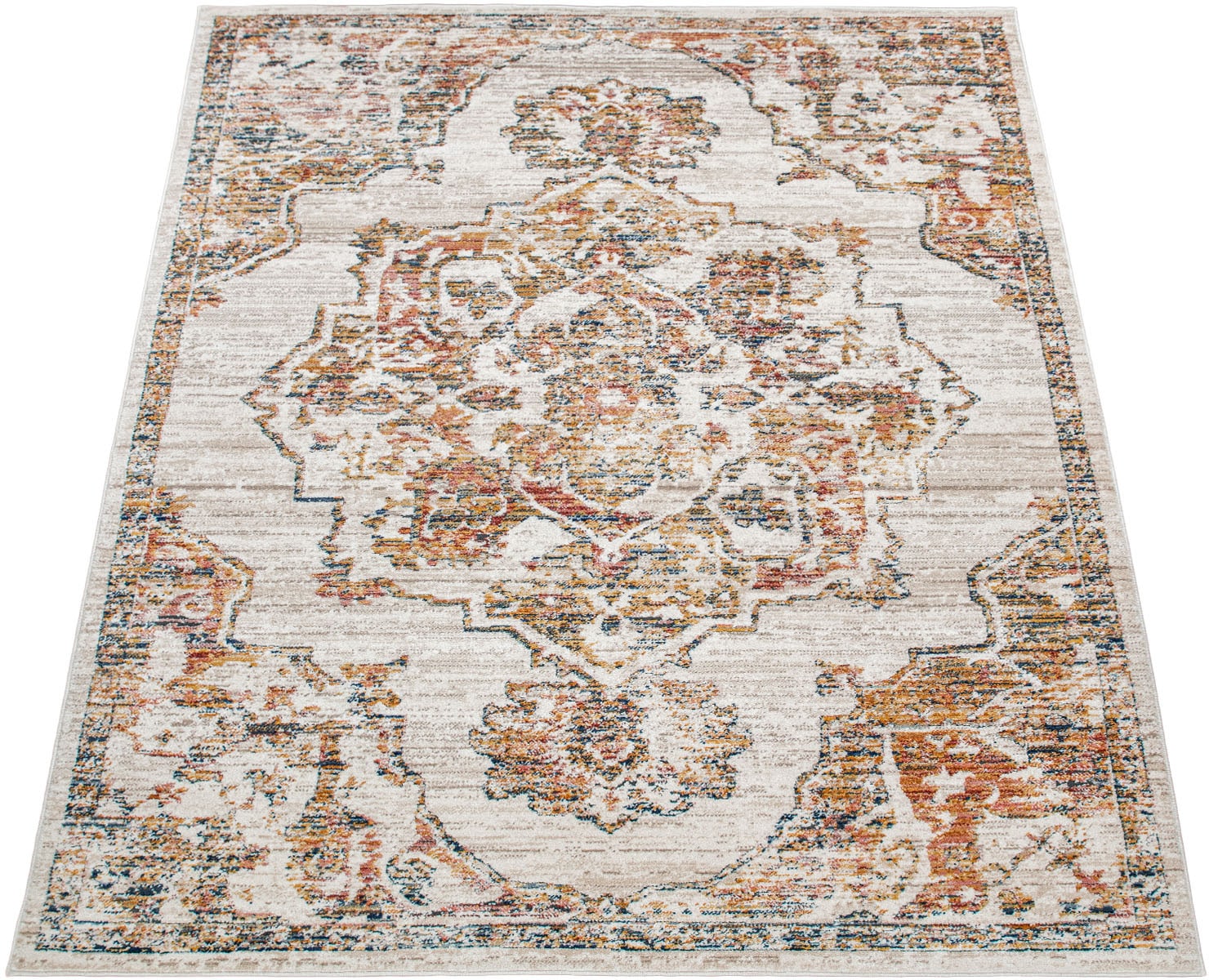 Paco Home Teppich »Herbete 734« rechteckig 8 mm Höhe Kurzflor, Orient-Optik, Vintage Design