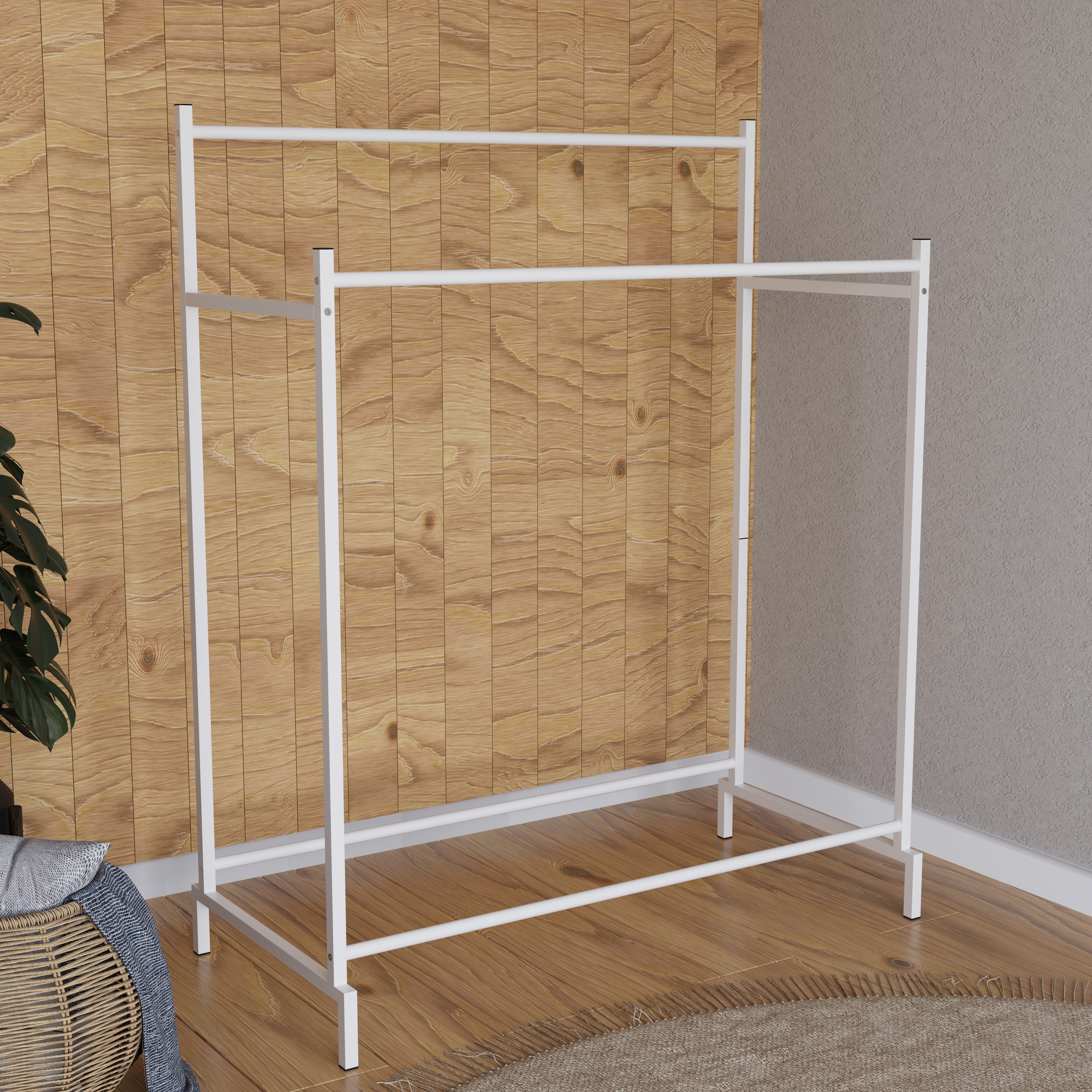 VCM Kleiderschrank »Kleiderständer Kleiderregal Kleiderstange Labol L« 1 Stk. tlg.