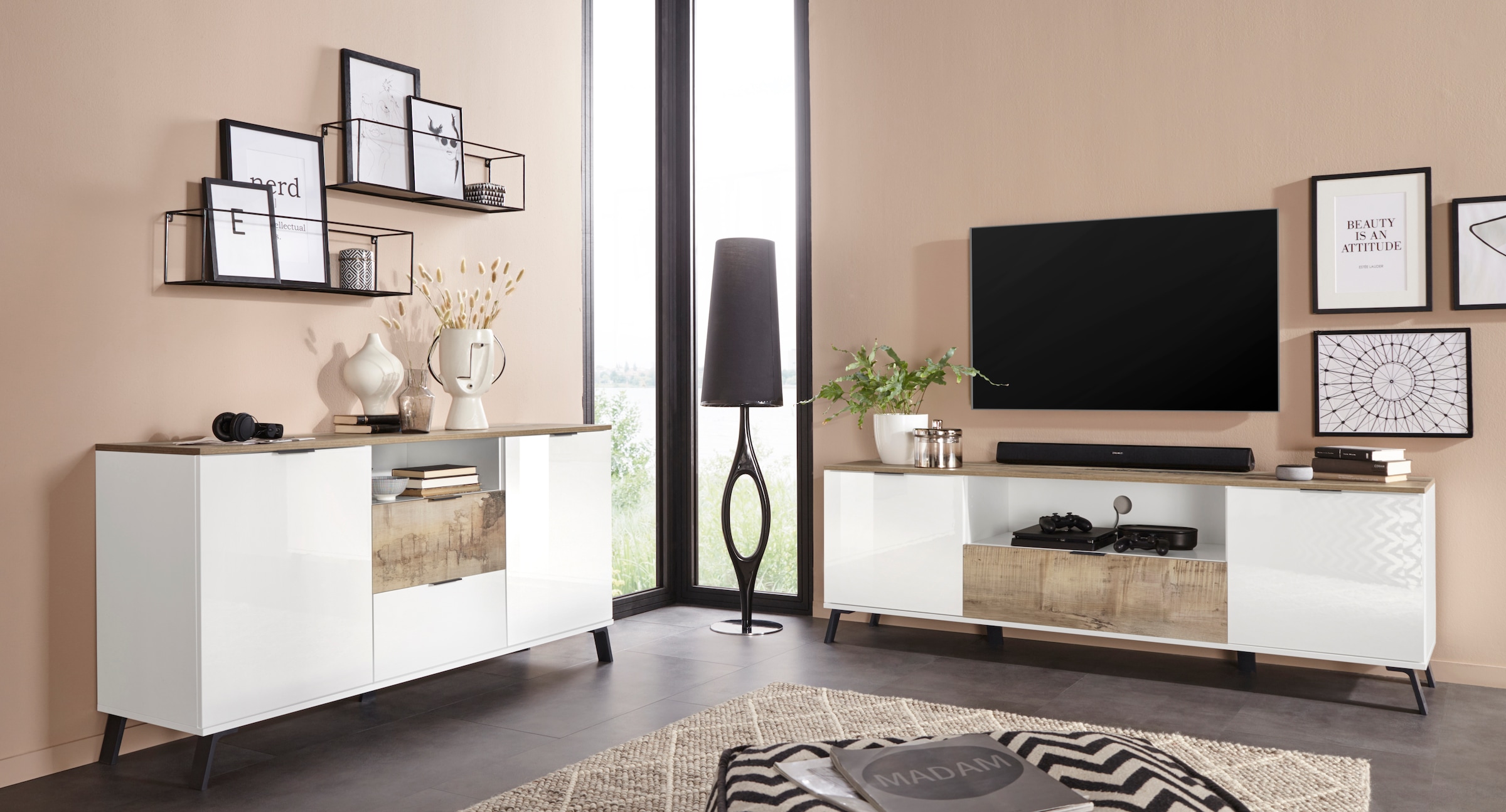 Home affaire Lowboard »CASANOVATV-Board, TV-Schrank« Breite ca. 180 cm