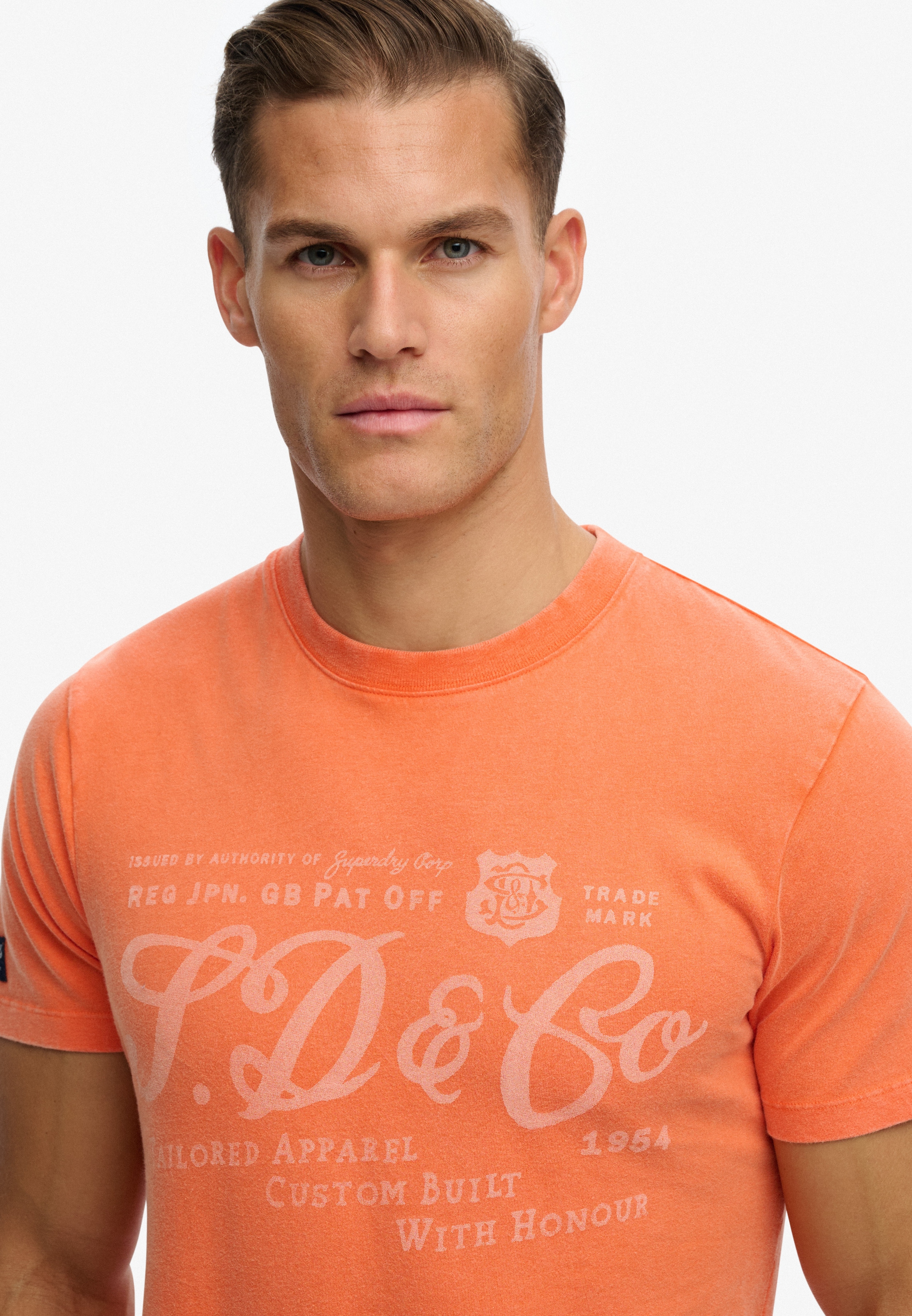 Superdry Rundhalsshirt »Industry Worker Relaxed Tee«