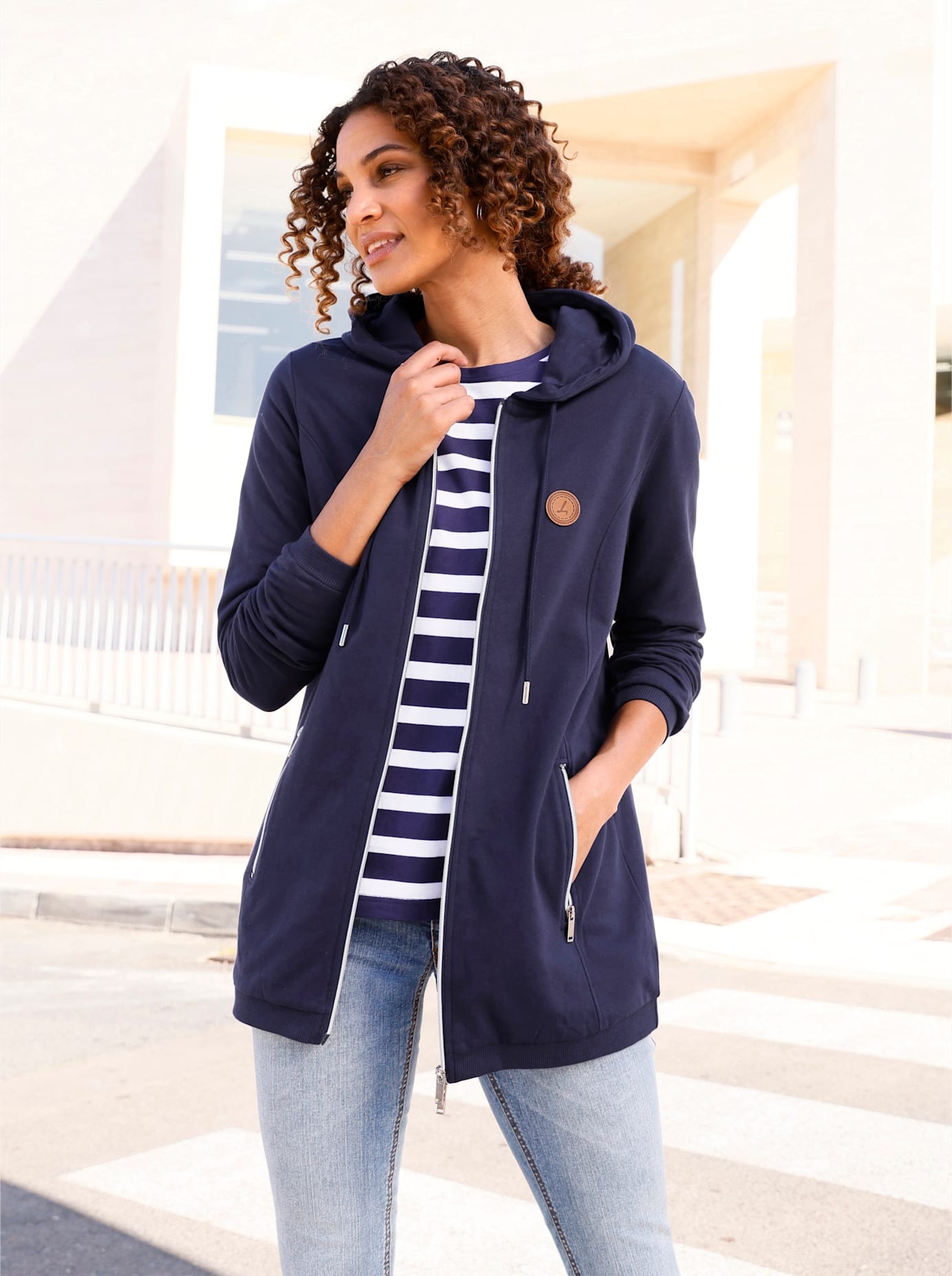 Casual Looks Shirtjacke "Sweatjacke" 1 Stk.
