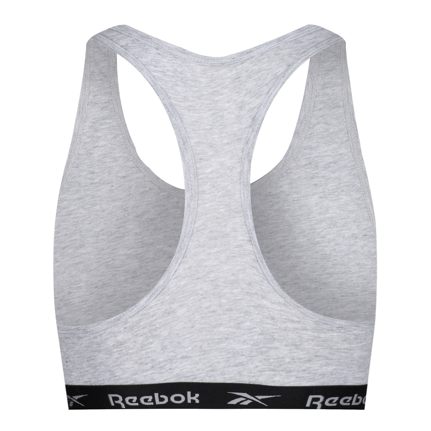 Reebok Bustier »FRANKIE« 2er-Pack,  breite Träger, ohne Verschluss, ohne Bügel, mit Logo, Baumwollmix