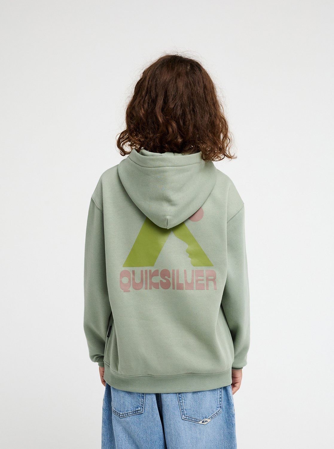 Quiksilver Kapuzensweatshirt »GRAPHIC HOODIE OVERSIZED YOUTH«, Oversized Schnitt, mit Kapuze, aus Baumwolle und Polyester
