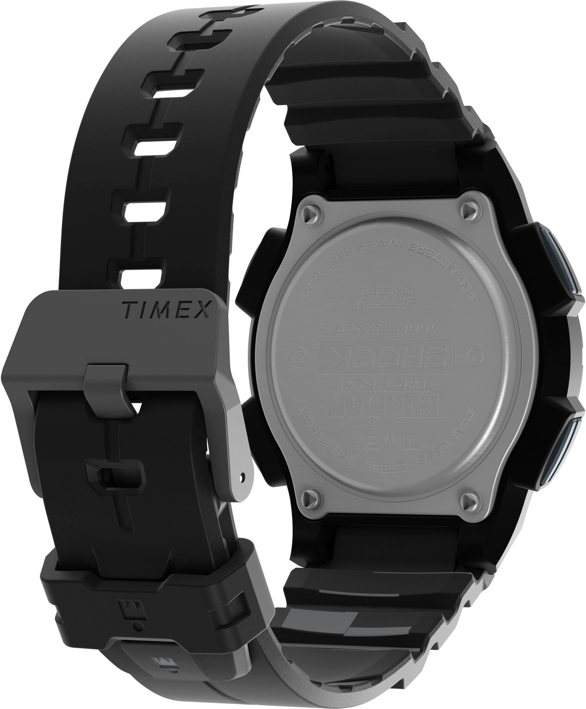Timex Digitaluhr »C30«, Quarzuhr, Armbanduhr, Herrenuhr,Resinarmband,analog