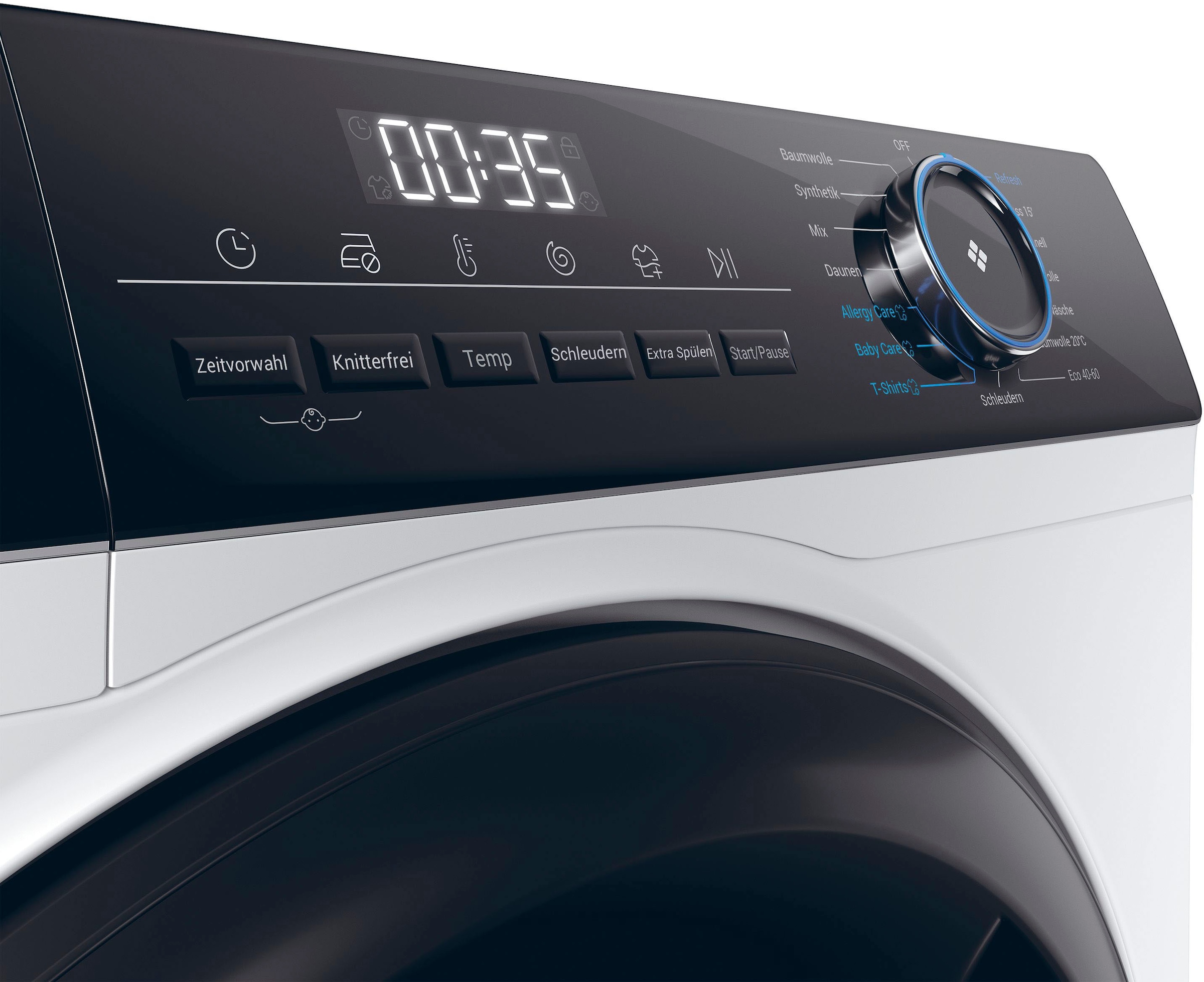 Haier Waschmaschine »HW100-B14939«, 10 kg, 1400 U/min, 10 kg, 1400 U/min, Flüsterleiser Motor, Antibakterielle Technologie