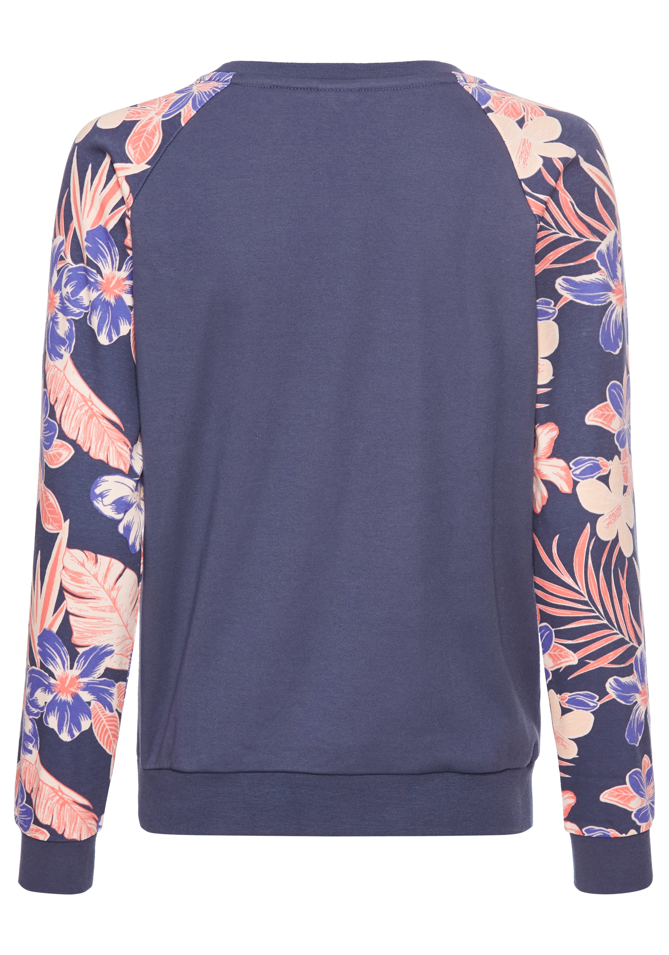 KangaROOS Sweatshirt , Ärmel mit Blumendruck
