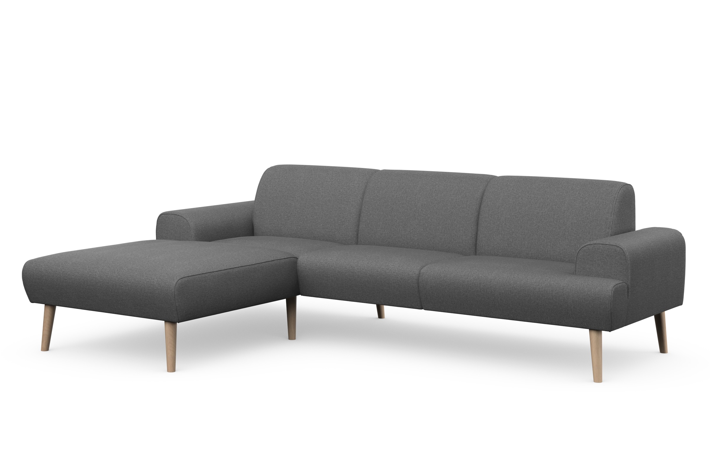 andas Ecksofa »Swift Scandic Design, Federkern für hohen Sitzkomfort, L-Form«, Federkern-Polsterung, B/T/H: 292/83/176 cm