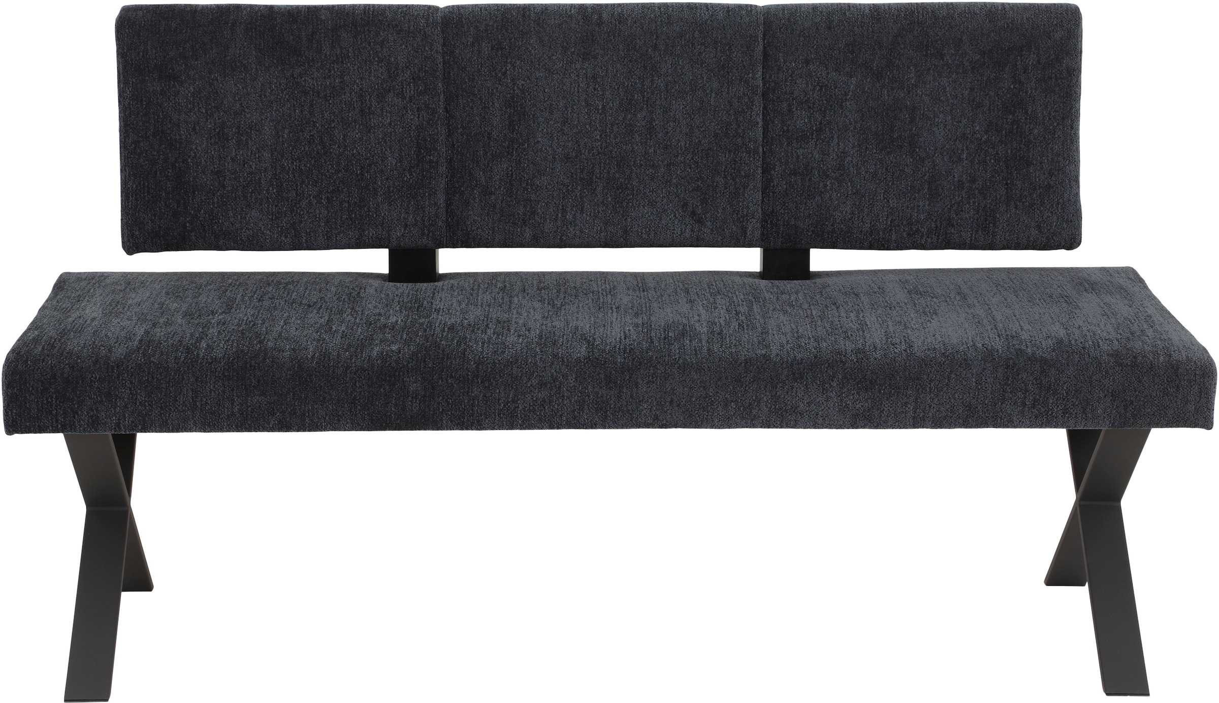HELA Essgruppe »SAAR«, (6 tlg.), Tisch 160-200x90 cm, Einlegeplatte, X-Gestell, Stuhl 360° drehbar