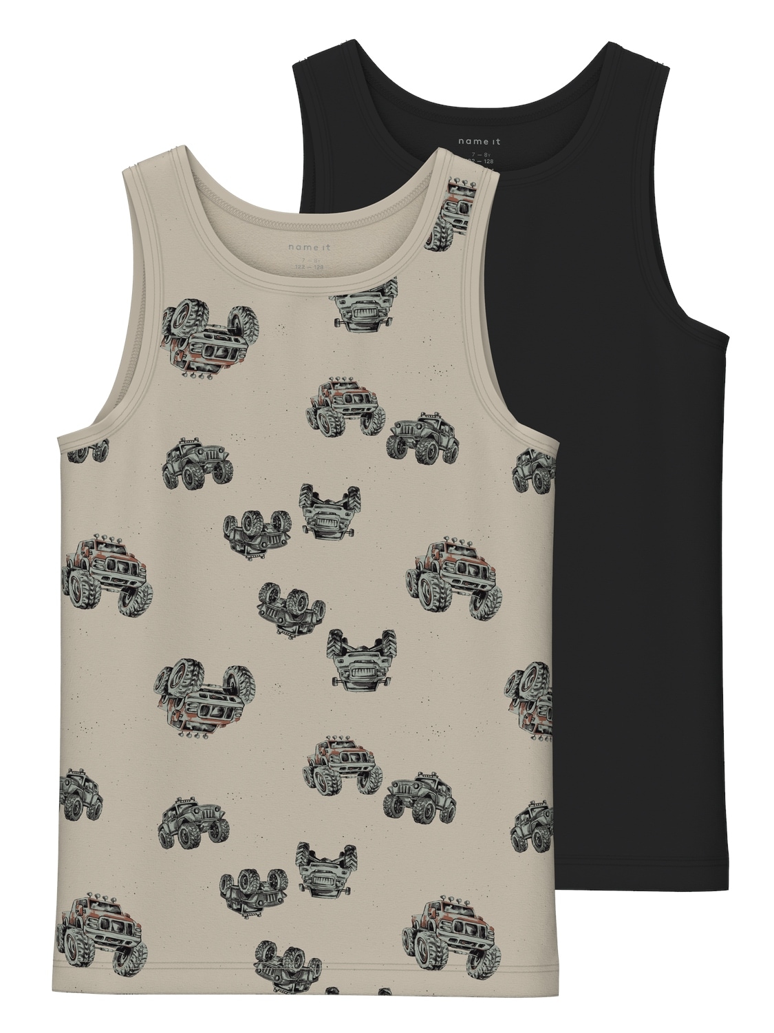 Name It Unterhemd »NKMTANK TOP 2P PEYOTE MONSTER TRUCK NOOS«, (Packung, 2 St.)