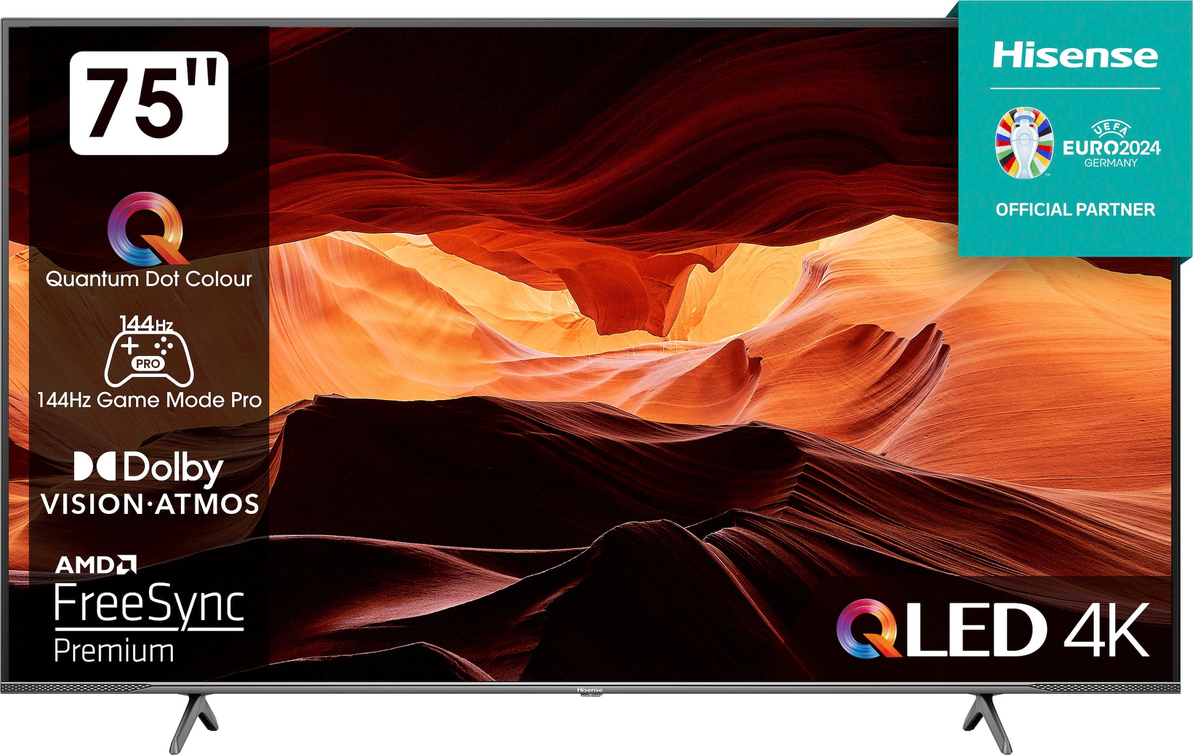 QLED-Fernseher »75E7KQ PRO«, 189 cm/75 Zoll, 4K Ultra HD, Smart-TV