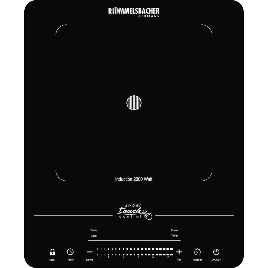 Rommelsbacher Einzel-Induktionskochplatte »CT 2020/IN«