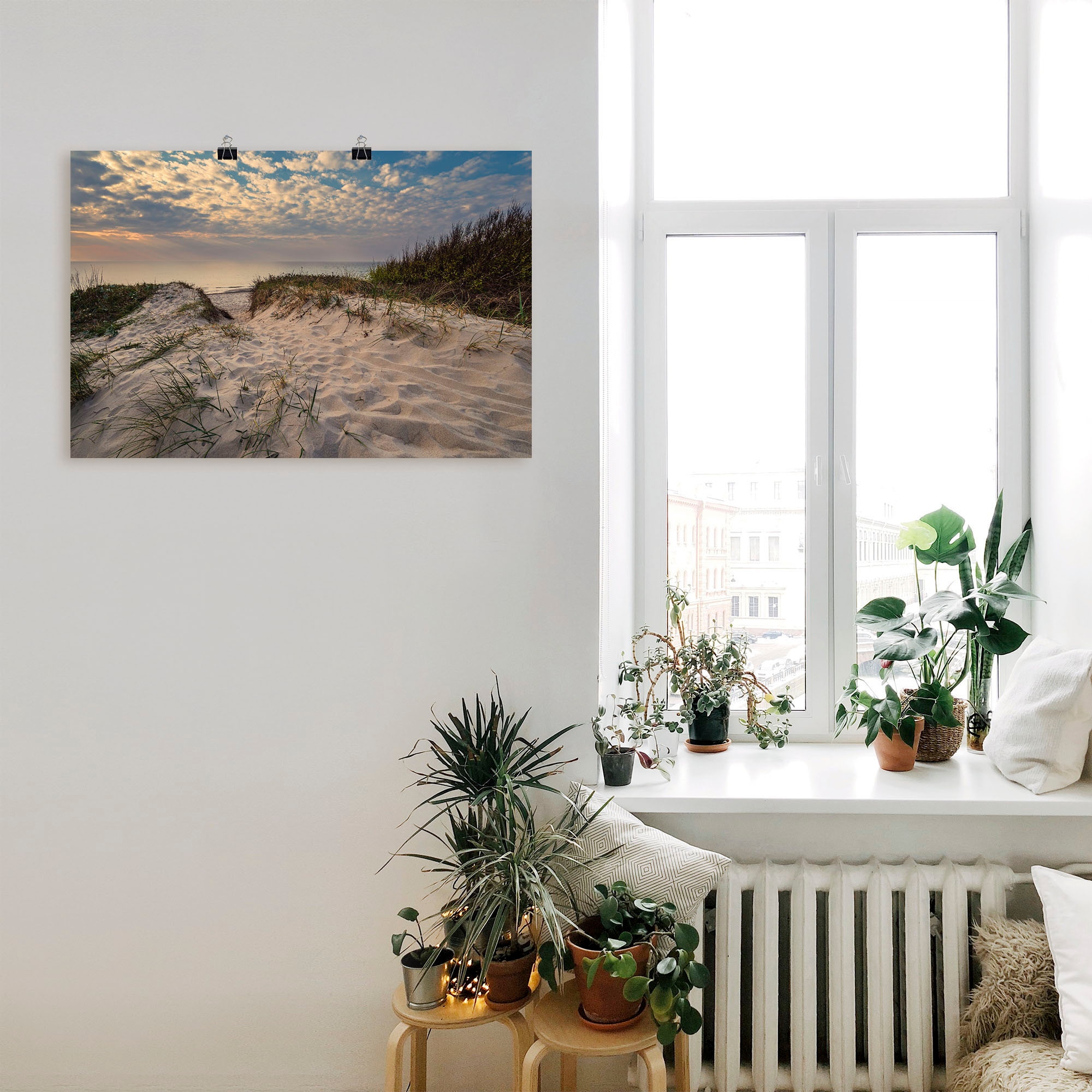 Artland Wandbild »Strand an Küste der Ostsee Graal Müritz«, Küstenbilder, (1 St.), als Poster, Wandaufkleber in verschied. Größen
