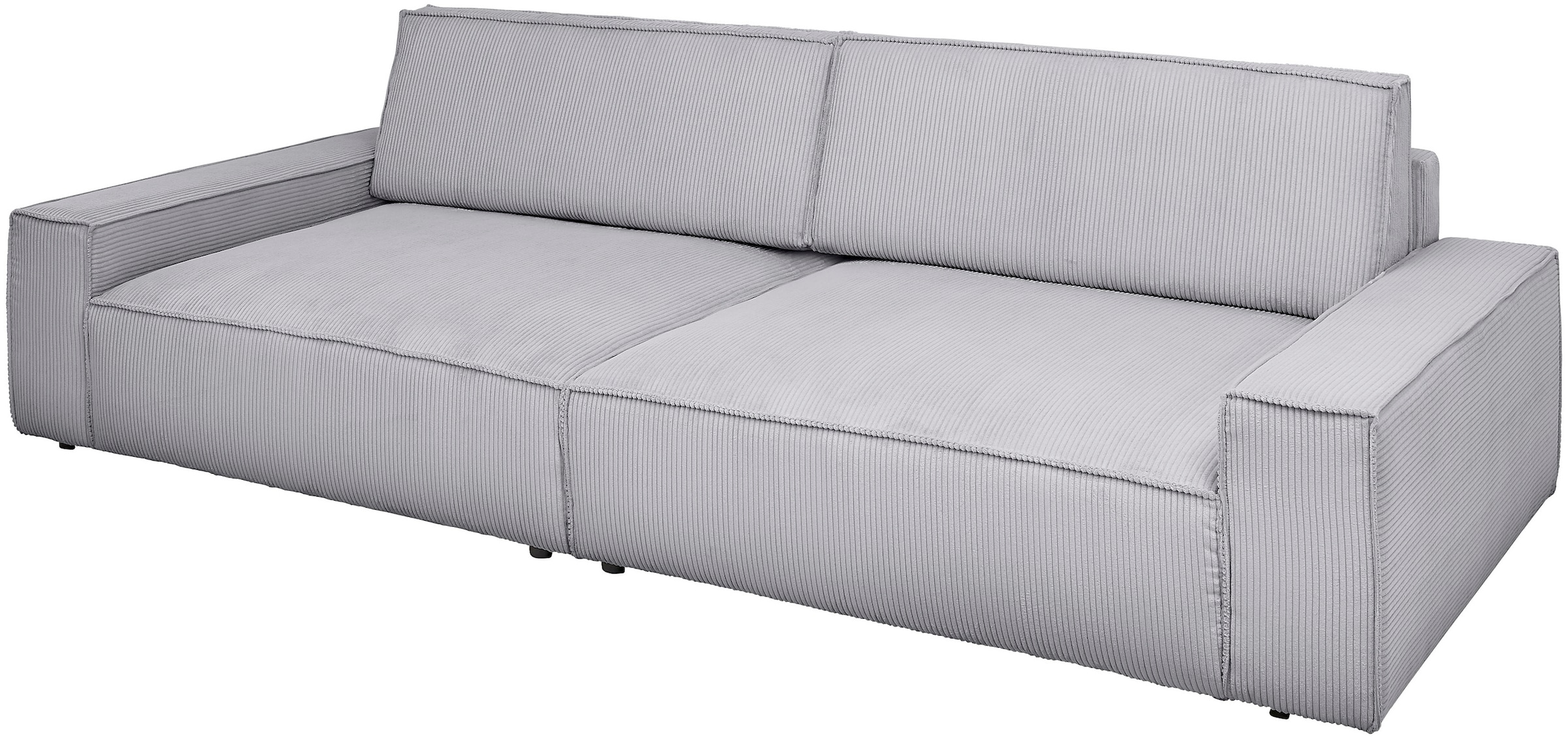 Home affaire Big-Sofa »NEU: SHERWOOD XXL, Big-Sofa (316cm), extra tiefe Sitzfläche 95 cm«, bequemer Sitzkomfort, Cord u. Leinenoptik, Kedernaht