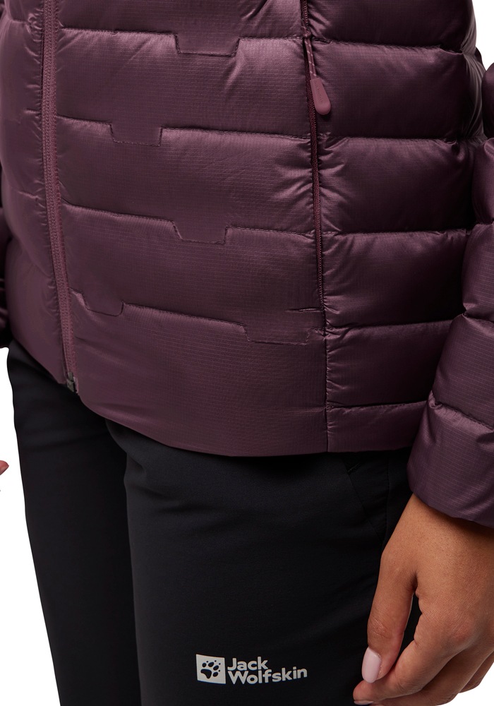 Jack Wolfskin Daunenjacke »PASSAMANI DOWN HOODY W RDS«, mit Kapuze