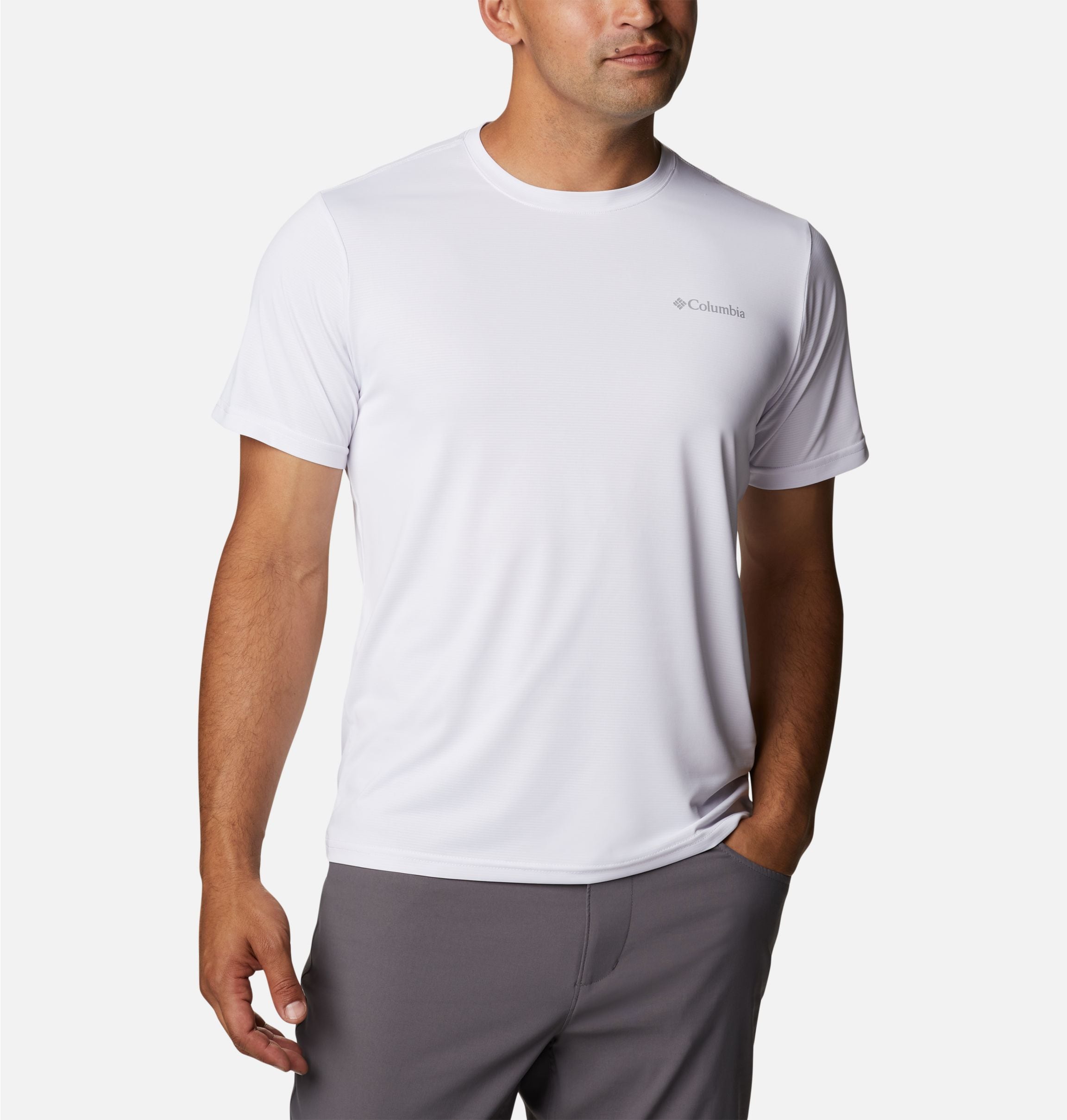 Columbia Funktionsshirt Kurzarm-Design, feuchtigkeitstransportierendes Gewebe, aus Polyester