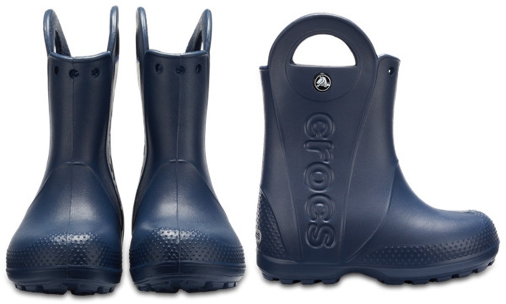 Crocs Gummistiefel »Toddler Handle It Rain Boot«  Regenstiefel, Matschstiefel mit reflektierenden Logos