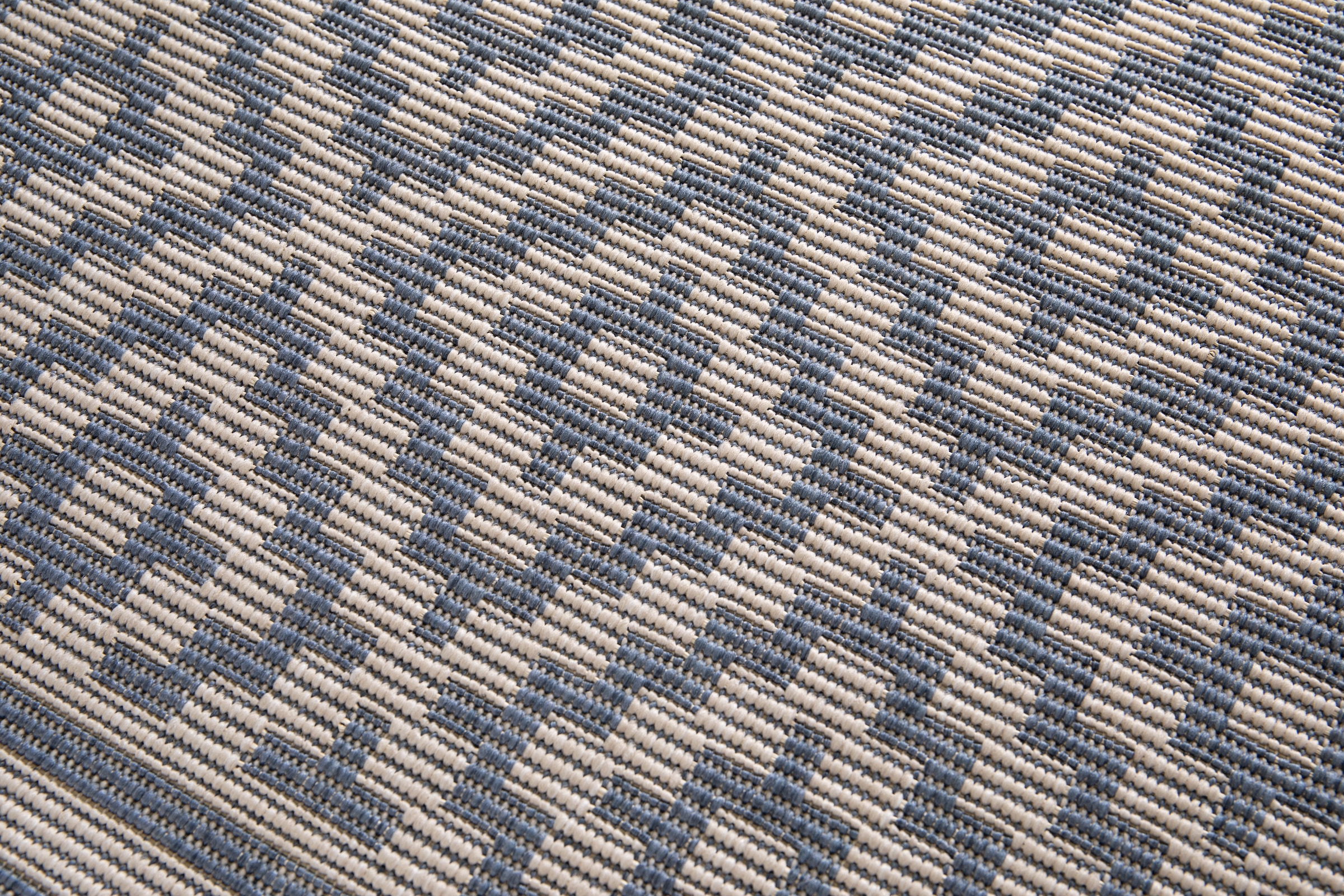 Primaflor-Ideen in Textil Teppich »Outdoorteppich ELDORADO Quadra«, rechteckig, 4 mm Höhe, Flachgewebe, Rauten, Scandi, In- und Outdoor geeignet, wasserfest