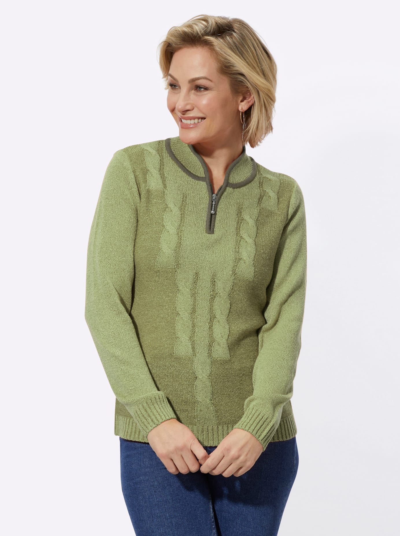 Stehkragenpullover »Pullover«