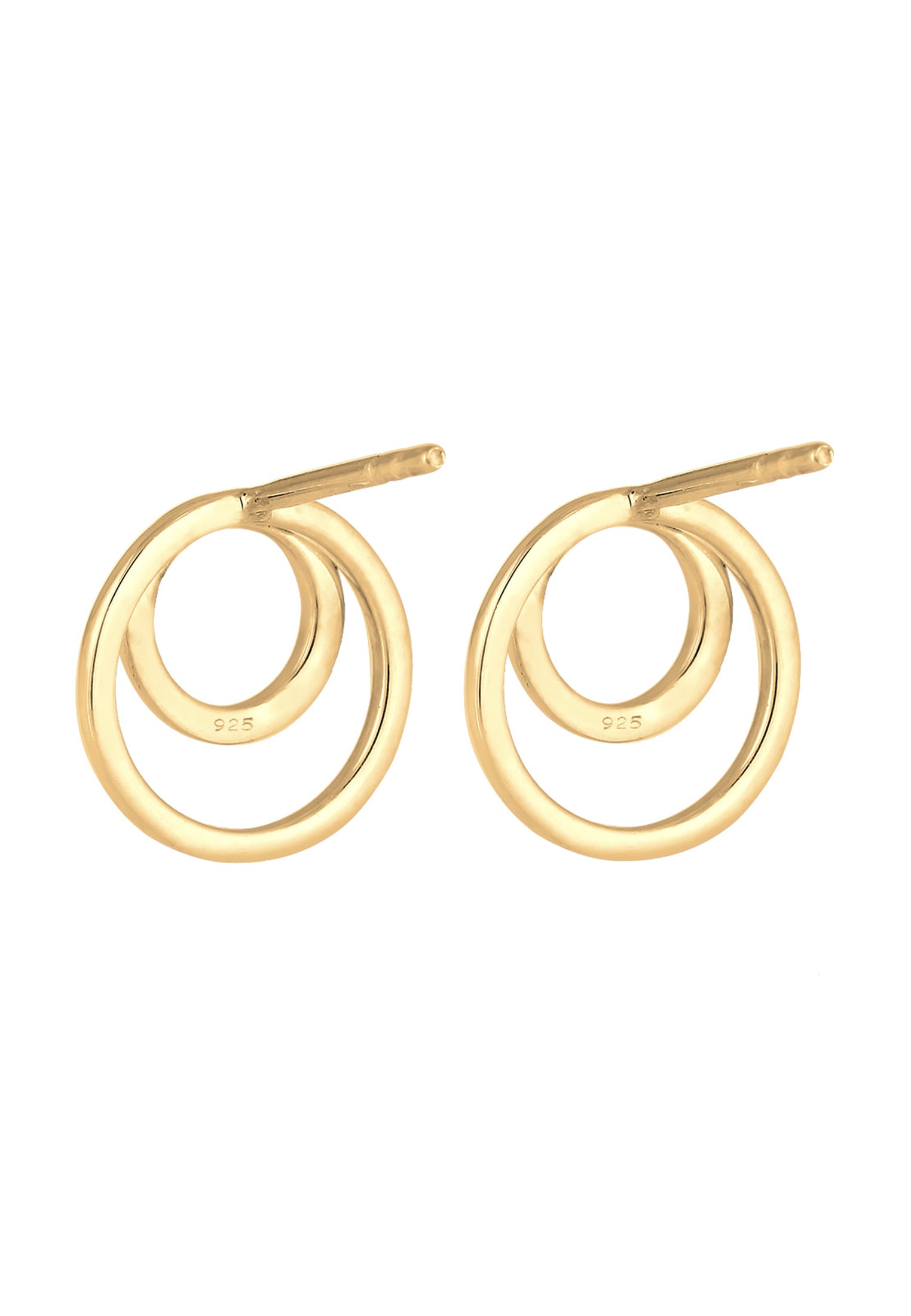 Elli Paar Ohrstecker »Ohrringe Ohrstecker Kreis Rund 925 Sterling Silber«