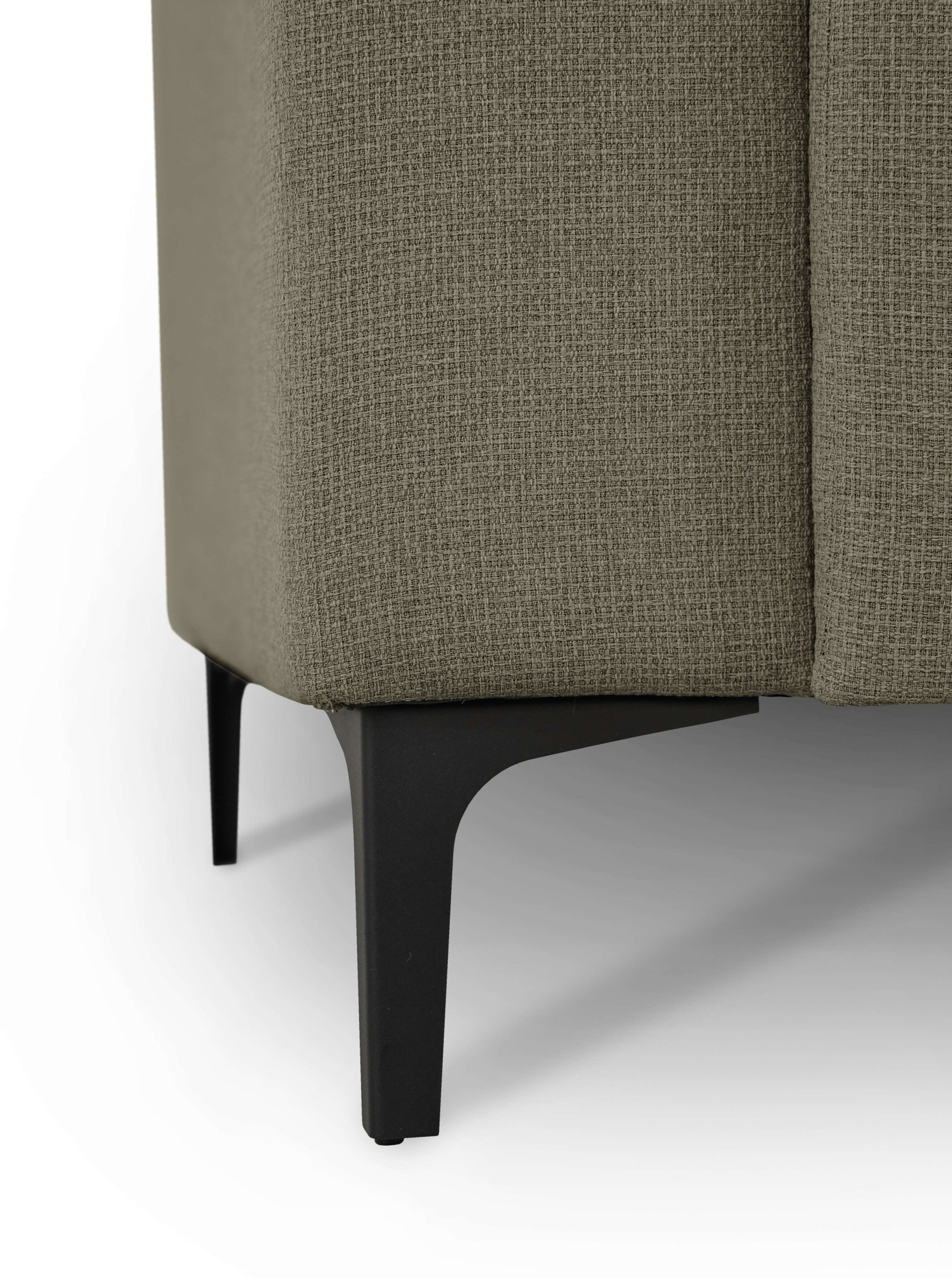 Home affaire Wohnlandschaft »Tournon U-Form, XXL Sofa, Breite 333 cm, Webstoff, Chenille«, Designsofa im nordischen Stil, Wellenunterfederung, Metallfüße