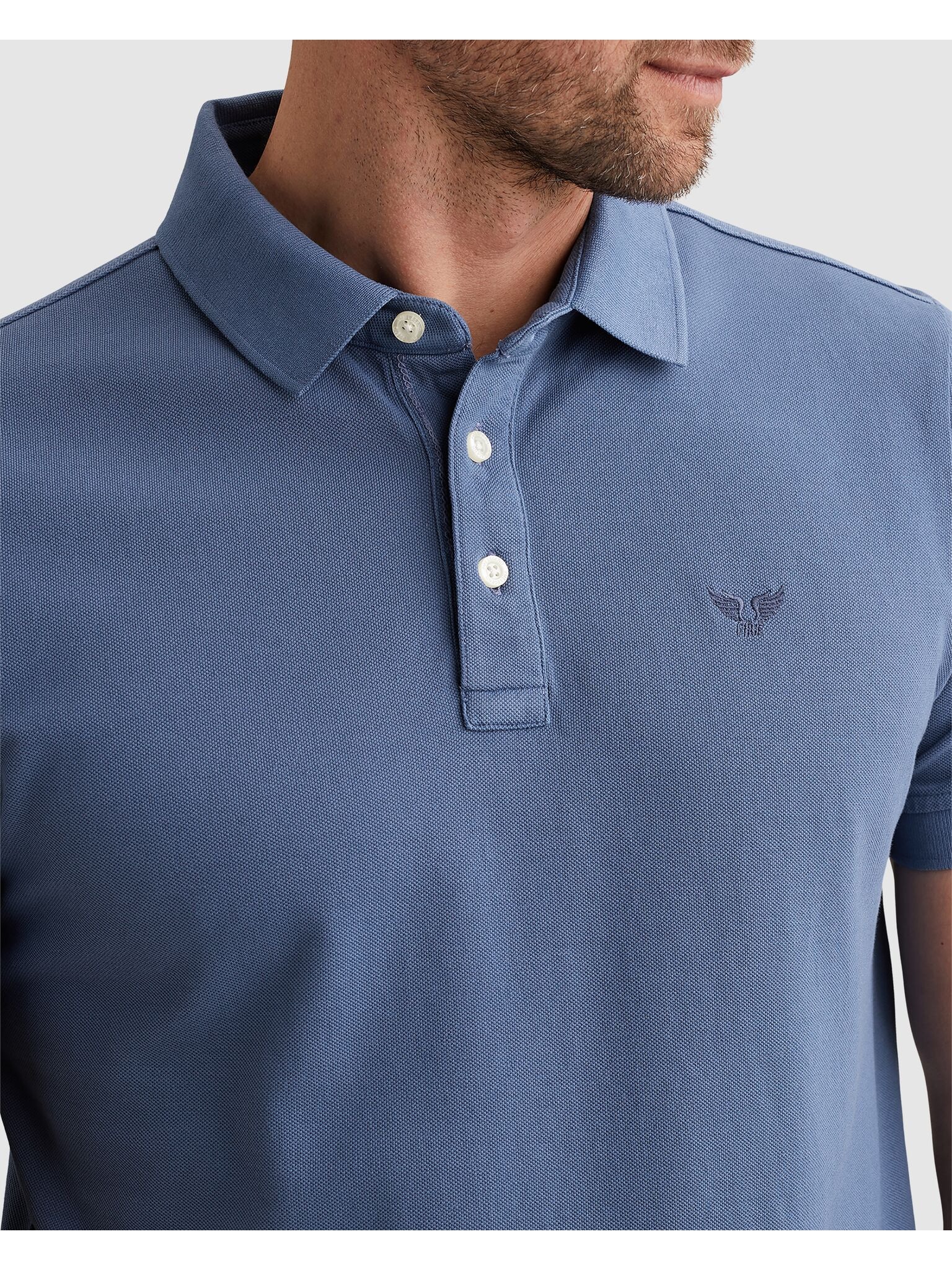 PME LEGEND Poloshirt mit Logo-Stickerei