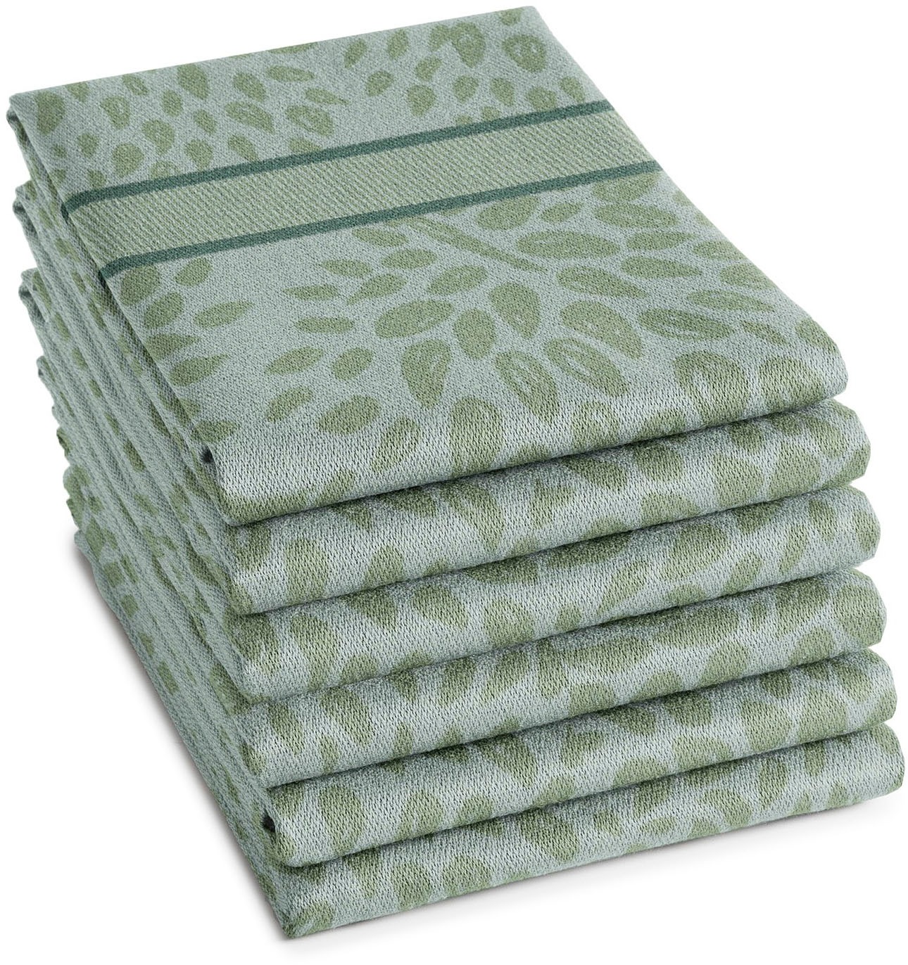 DDDDD Geschirrtuch »Trees«, (Set, 6 tlg.), Jacquard-Gewebe, 60 x 65 cm