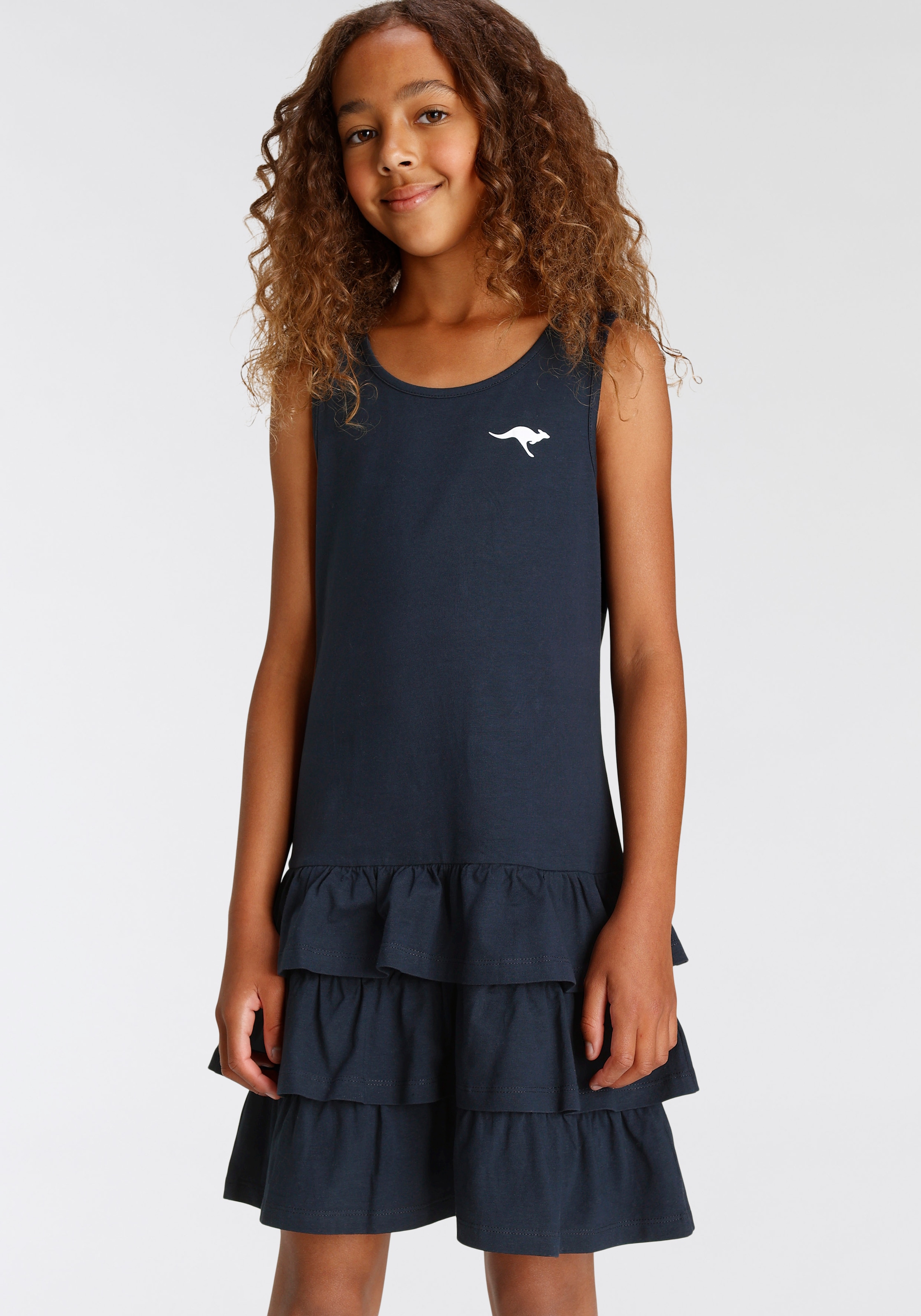 KangaROOS Jerseykleid kniefreie Länge,  aus Baumwolle und Elasthan