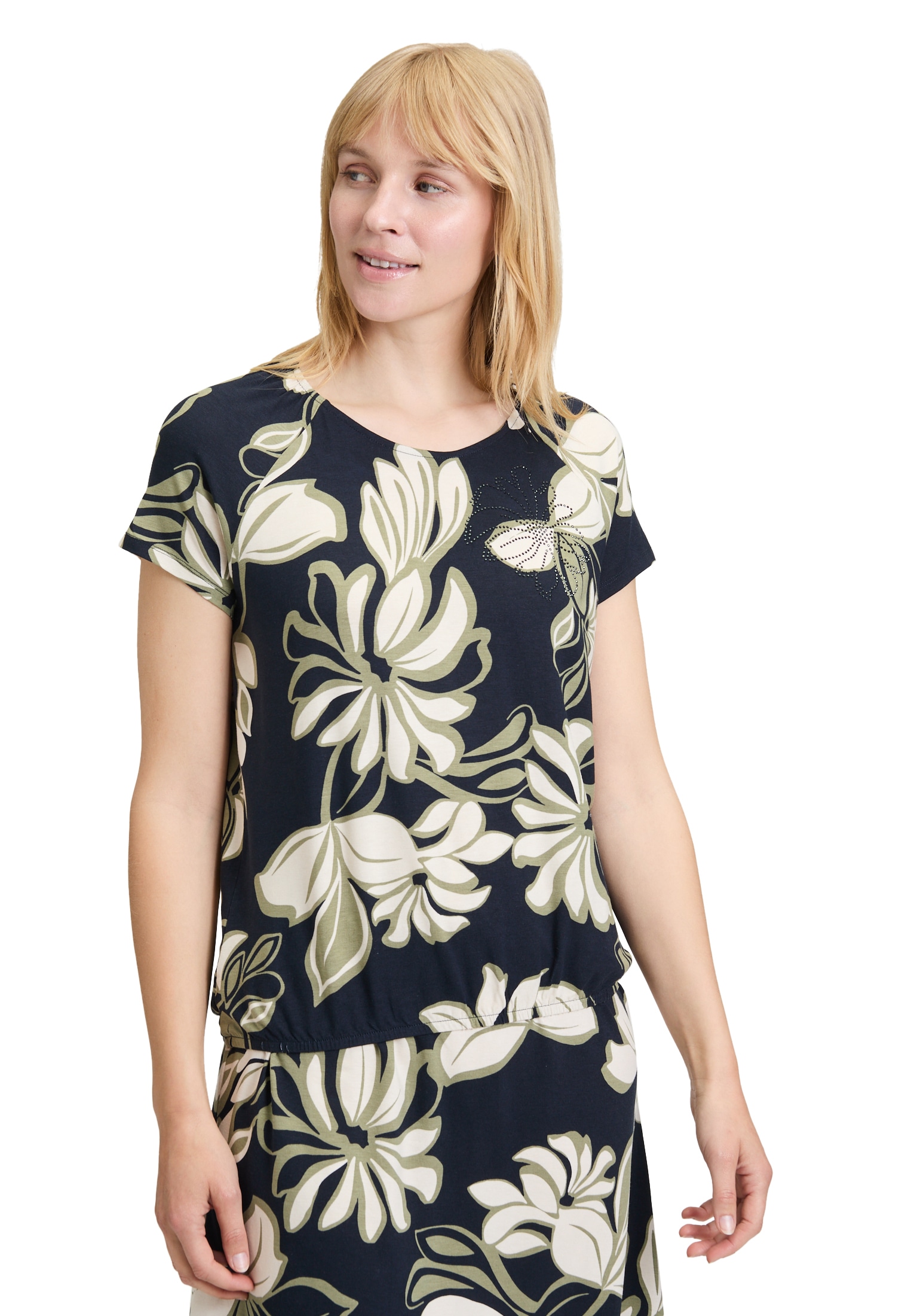 Betty Barclay T-Shirt »Printshirt mit Gummizug«
