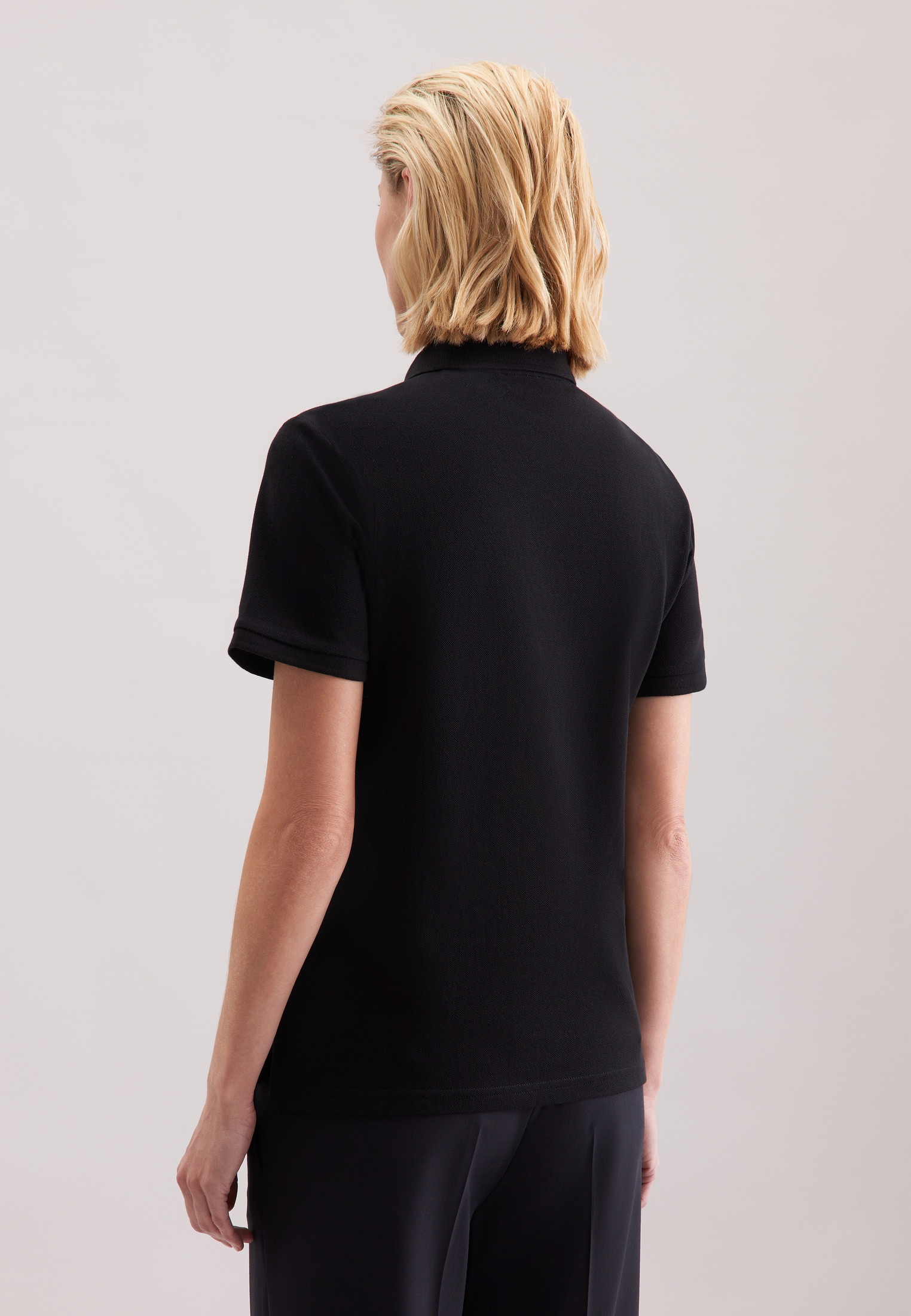 seidensticker Poloshirt »Schwarze Rose«, 1/2 Kragen Uni