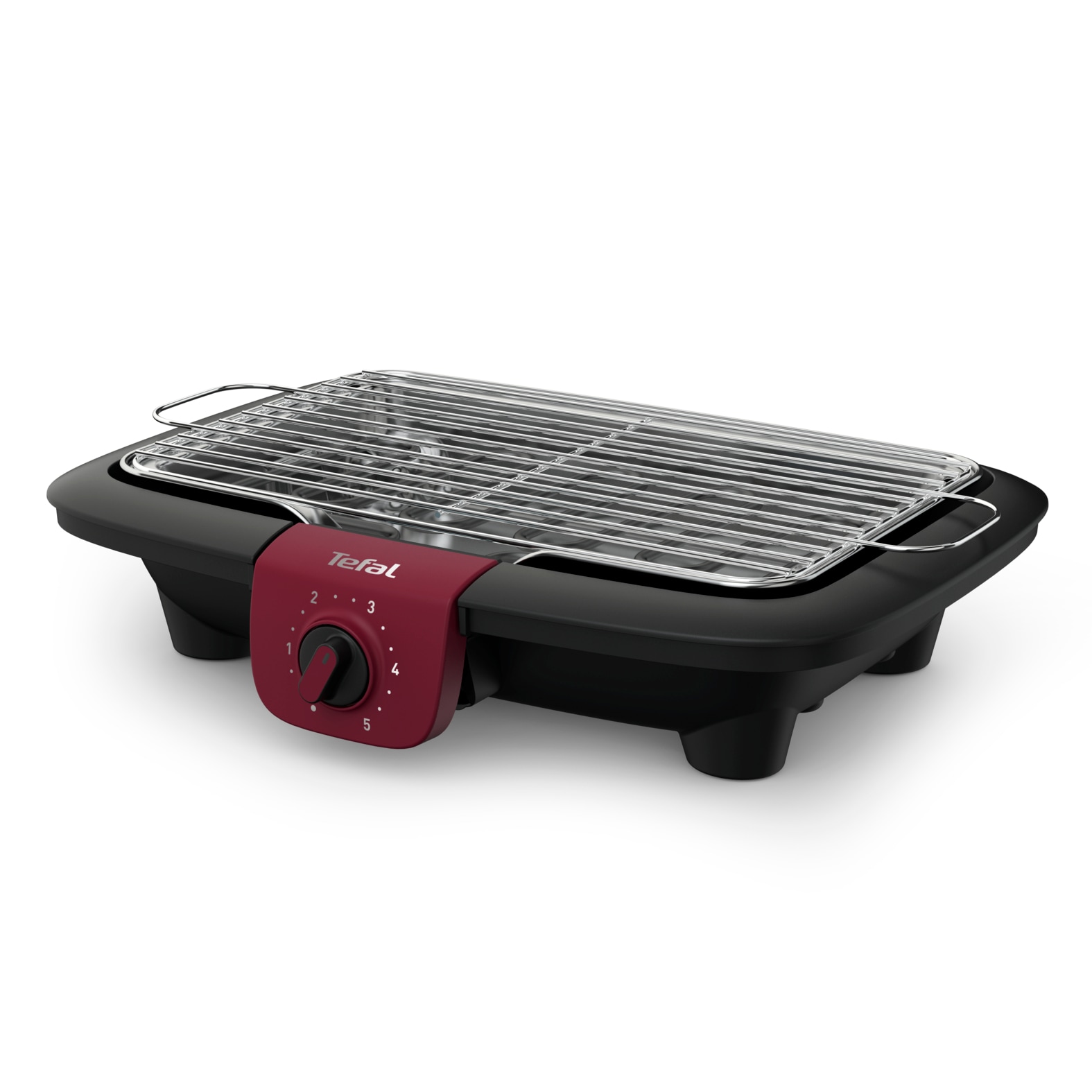 Tefal Tischgrill »Easygrill Adjust, wasserbefüllbare Tropfschale gegen Rauch und Gerüche«, 2300 W, spülmaschinengeeigneter Rost und Tropfschale, platzsparend, BG90E5