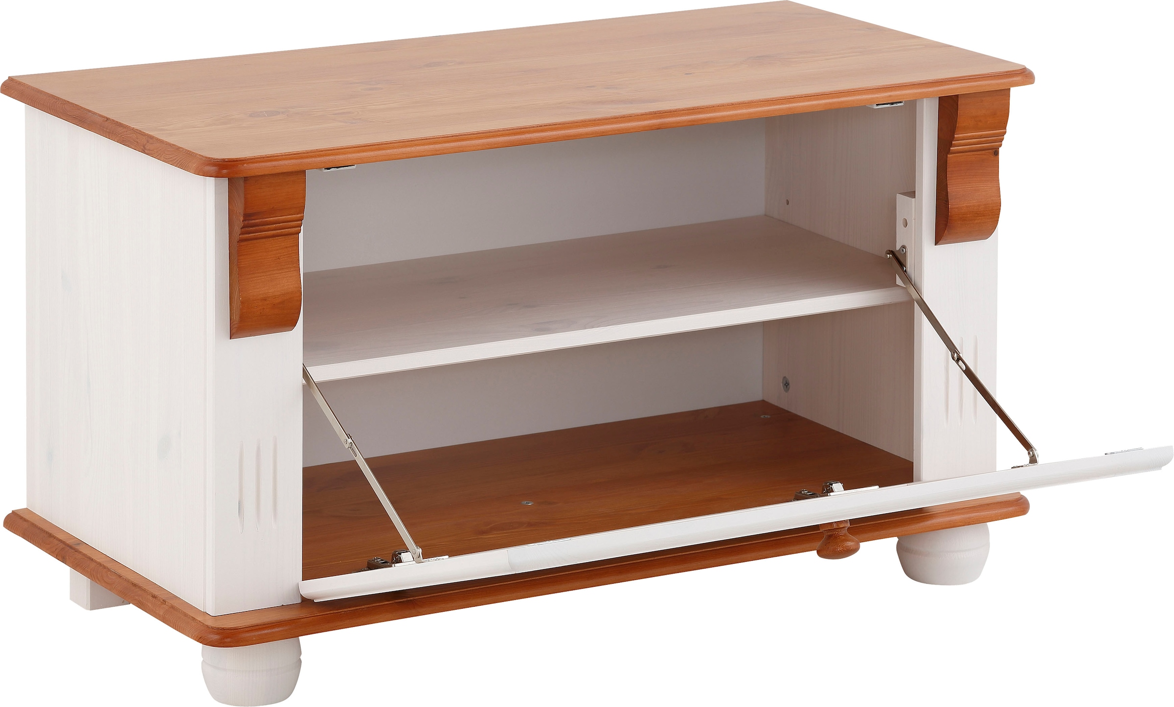 Home affaire Schuhbank »Adele«, Breite 80 cm, Sitzhöhe 45 cm, aus massiver Kiefer, FSC®