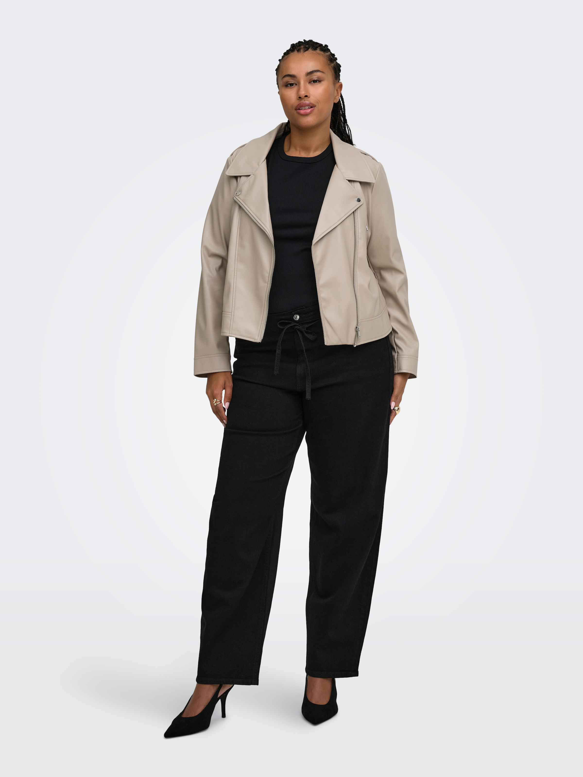 ONLY CARMAKOMA Straight-Jeans »CARGIANNA MW STRAIGHT AZ756 DNM NOOS« Baumwollmischung, Regular Waist