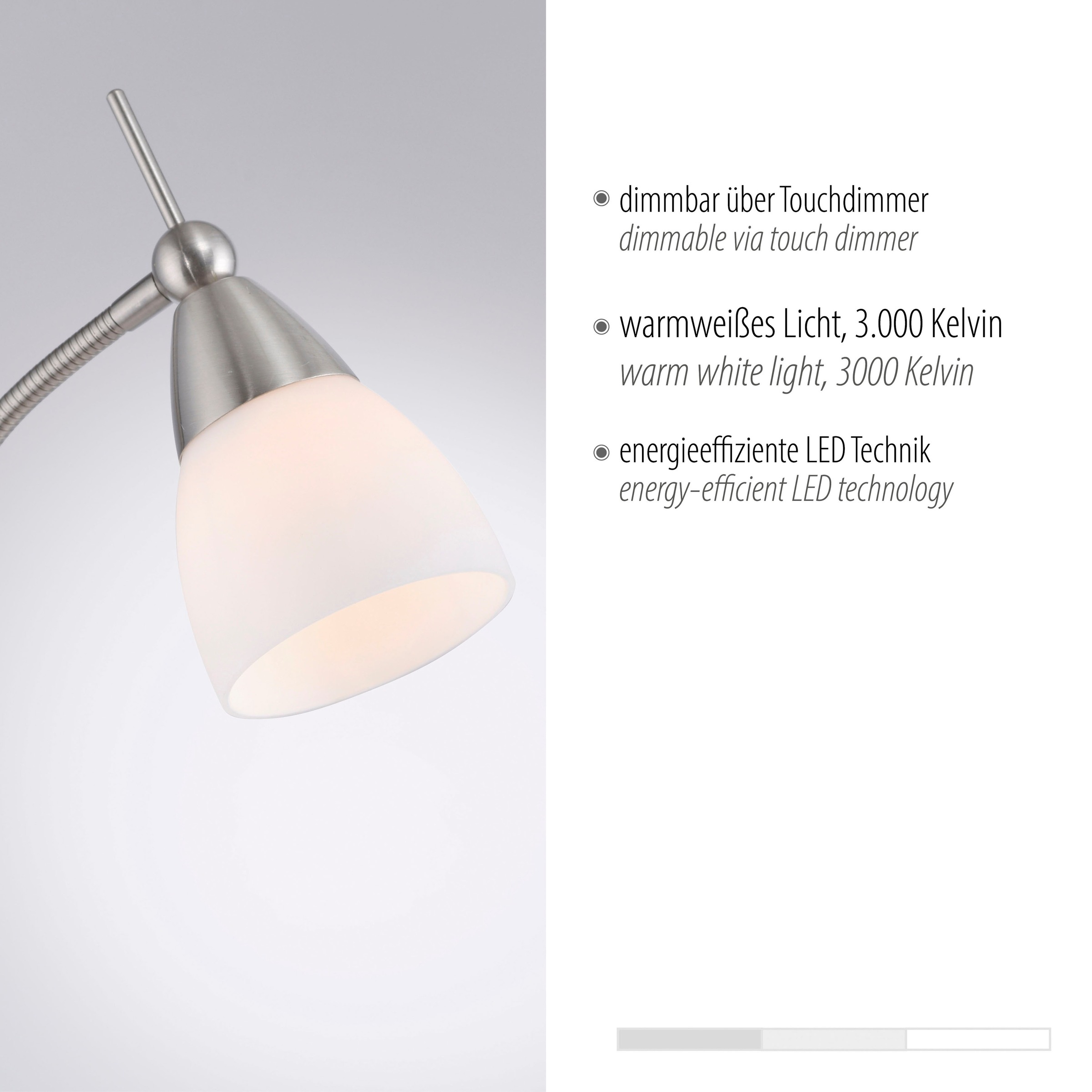 Paul Neuhaus Stehlampe »PINO«, 1 flammig, Leuchtmittel G9 | LED wechselbar
