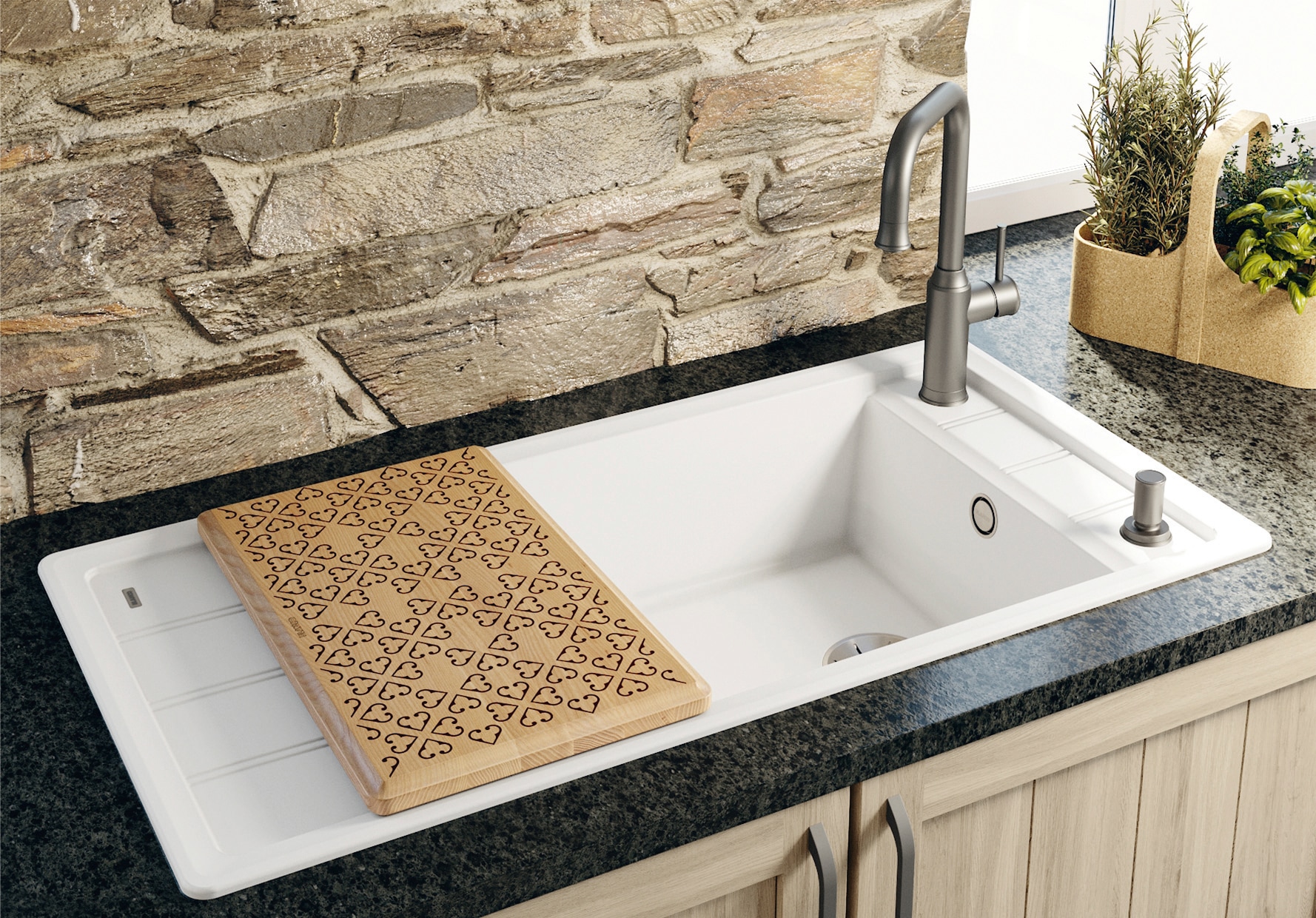 Blanco Granitspüle »FARON XL 6 S« 1 Stk. tlg. erhältlich in mehreren Farben