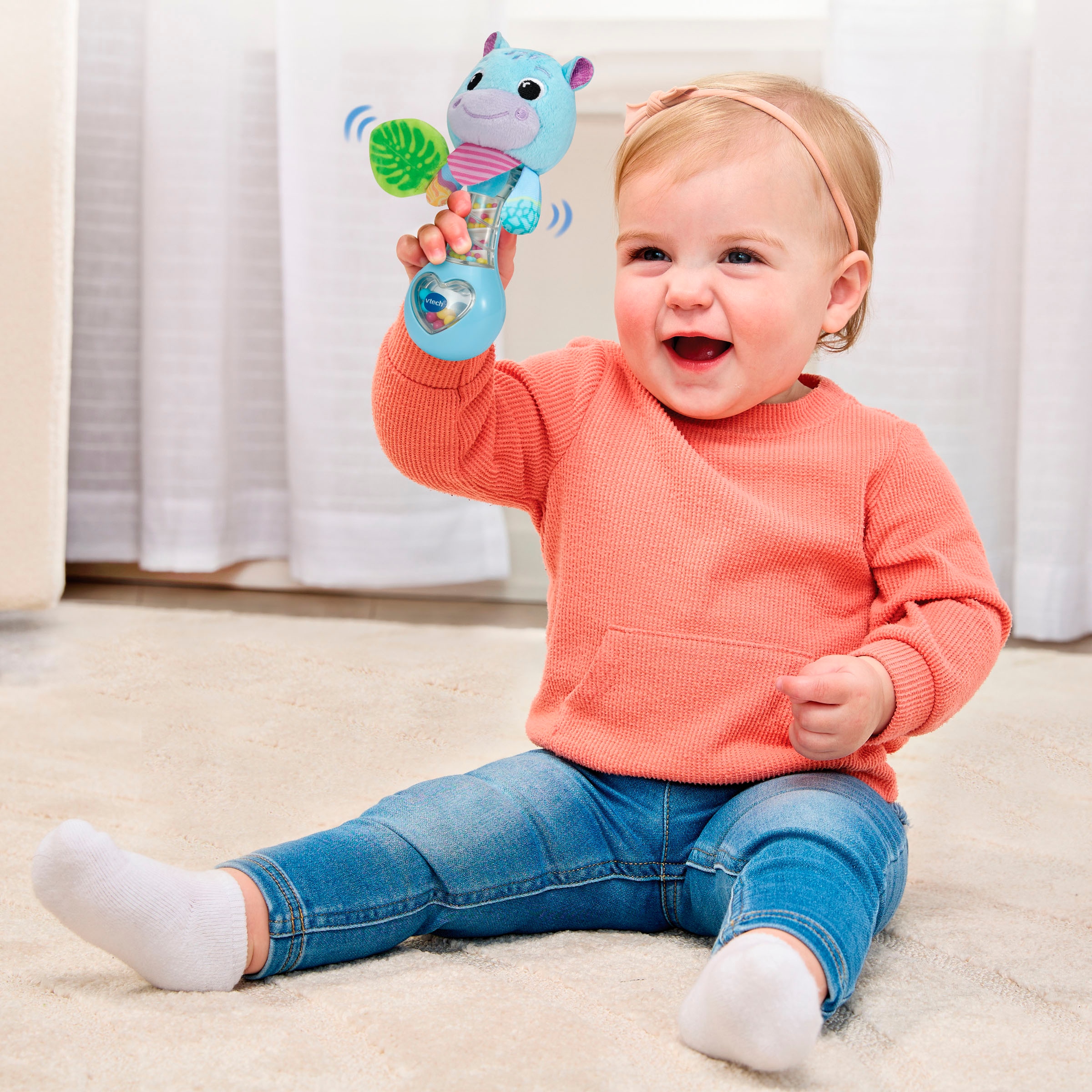 Vtech® Greifspielzeug »Vtech Baby, Babys Hippo-Rassel«