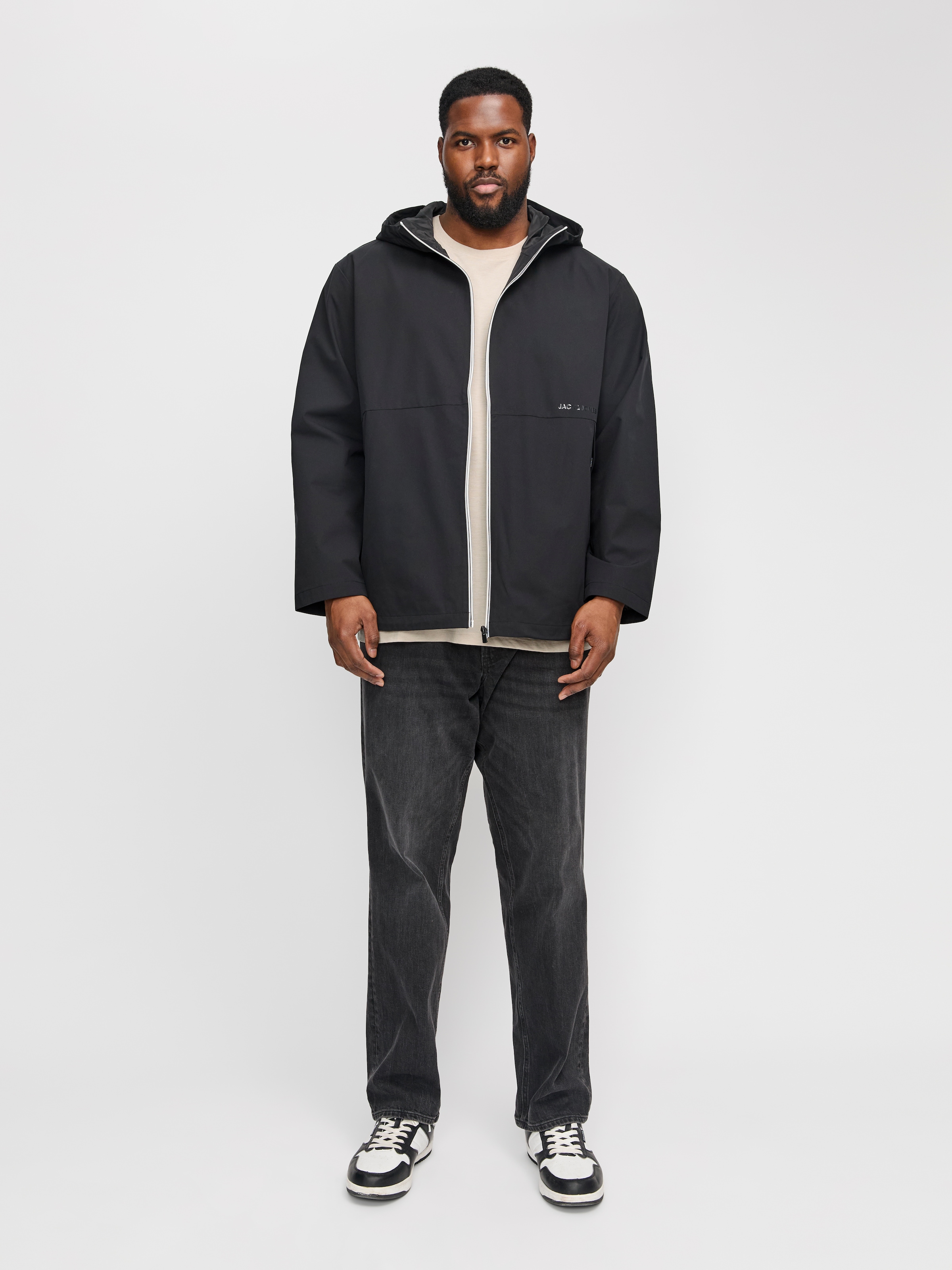 Jack & Jones PlusSize Rundhalsshirt »JJEORGANIC MEL TEE SS O-NECK NOOS PLS«