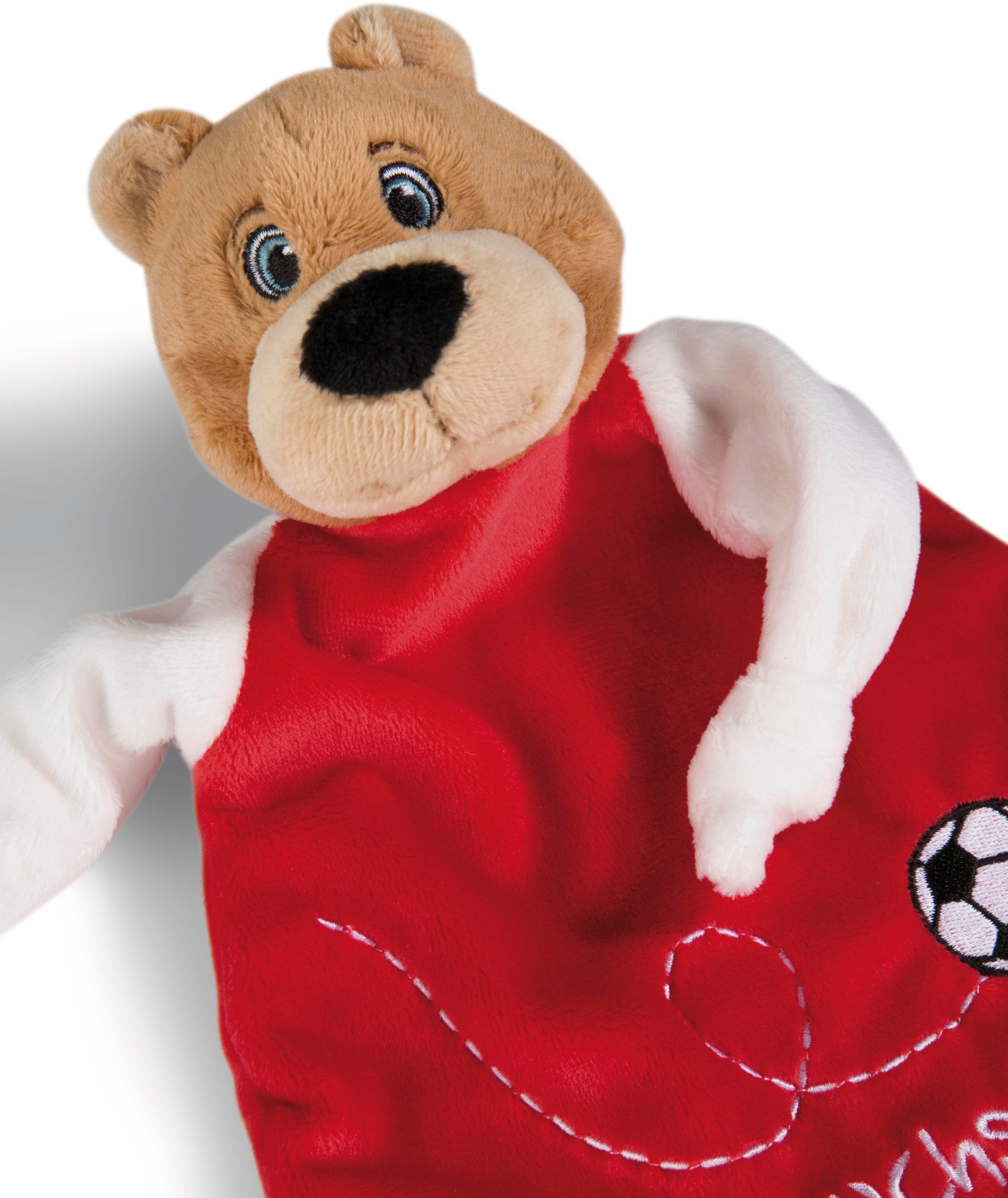 Nici Schmusetuch »FC BAYERN MÜNCHEN Bär Berni, 25 cm«