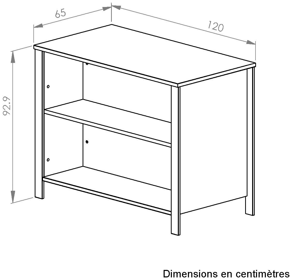 Gami Küchenbuffet »EDEN« Moderne und praktische Kücheninsel, ohne Elektrogeräte