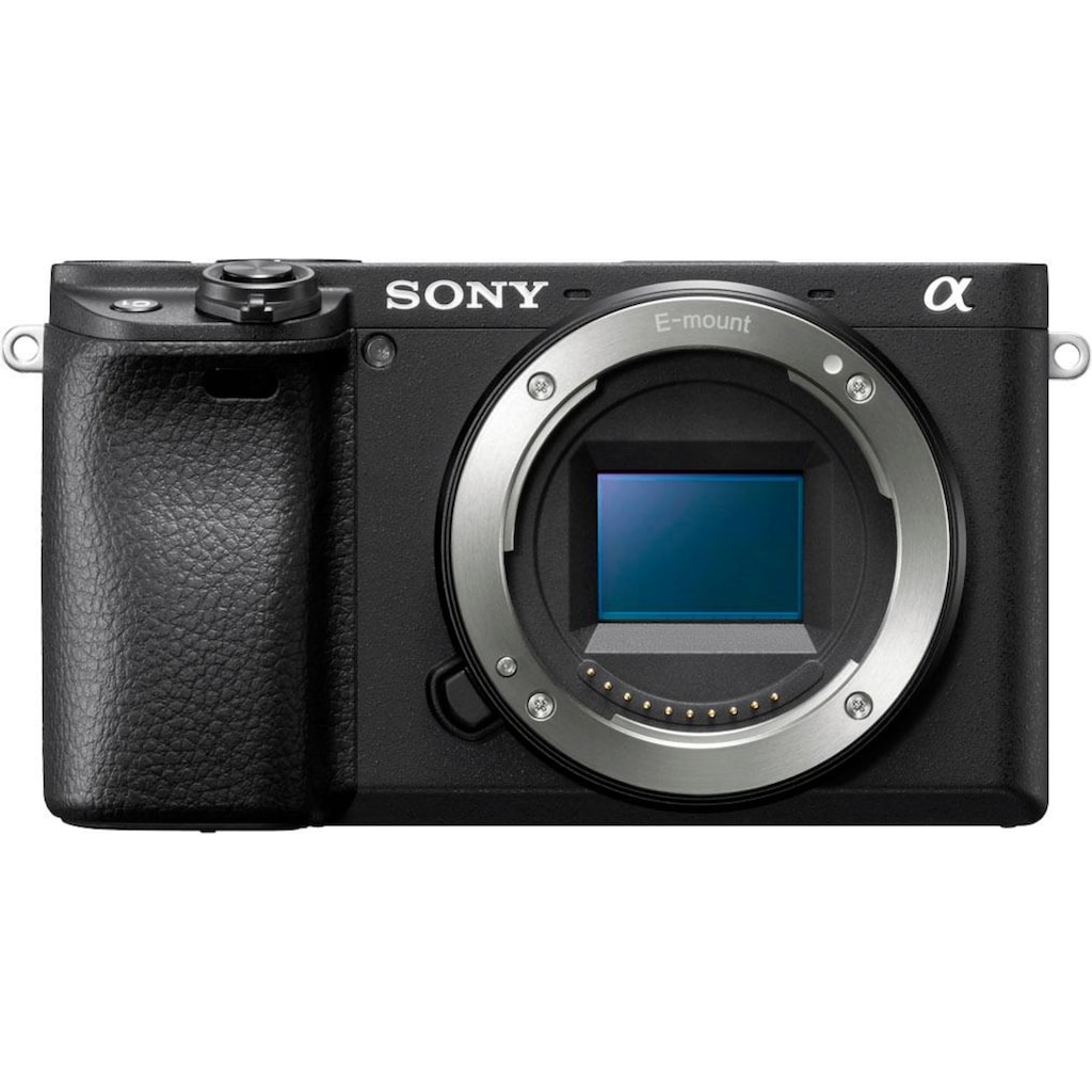 Sony Systemkamera »ILCE-6400LB - Alpha 6400 E-Mount«, 24,2 MP, Bluetooth-WLAN (Wi-Fi)-NFC, 4K Video, 180° Klapp-Display, XGA OLED Sucher, L-Kit 16-50mm Objektiv