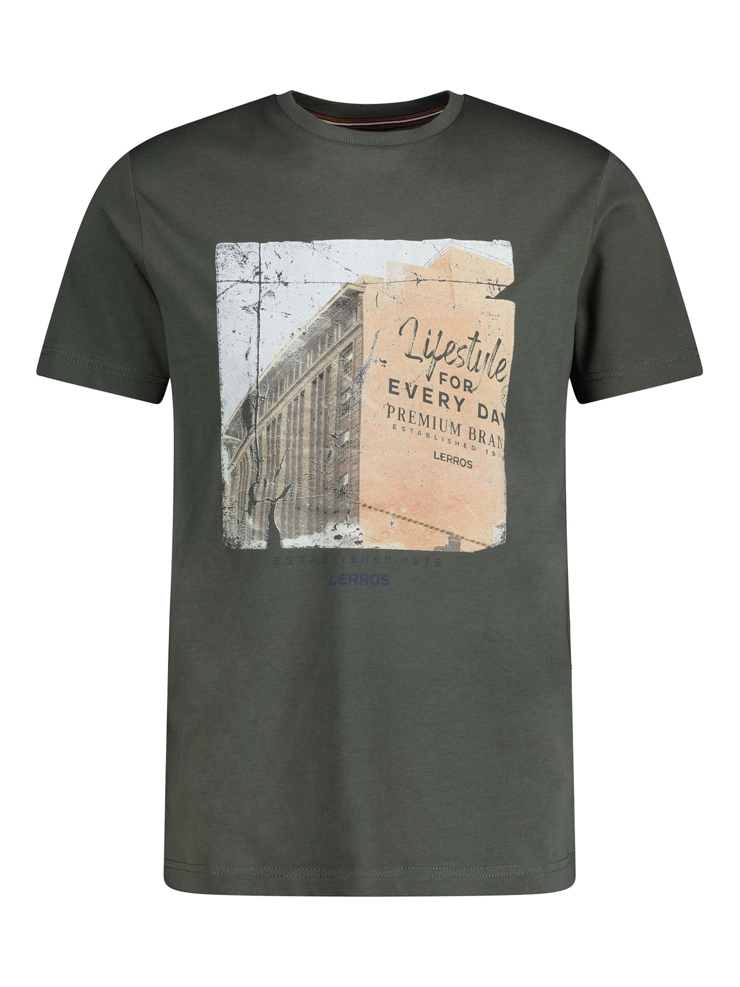 LERROS T-Shirt »LERROS T-Shirt mit Fotoprint« bei ♕ | T-Shirts