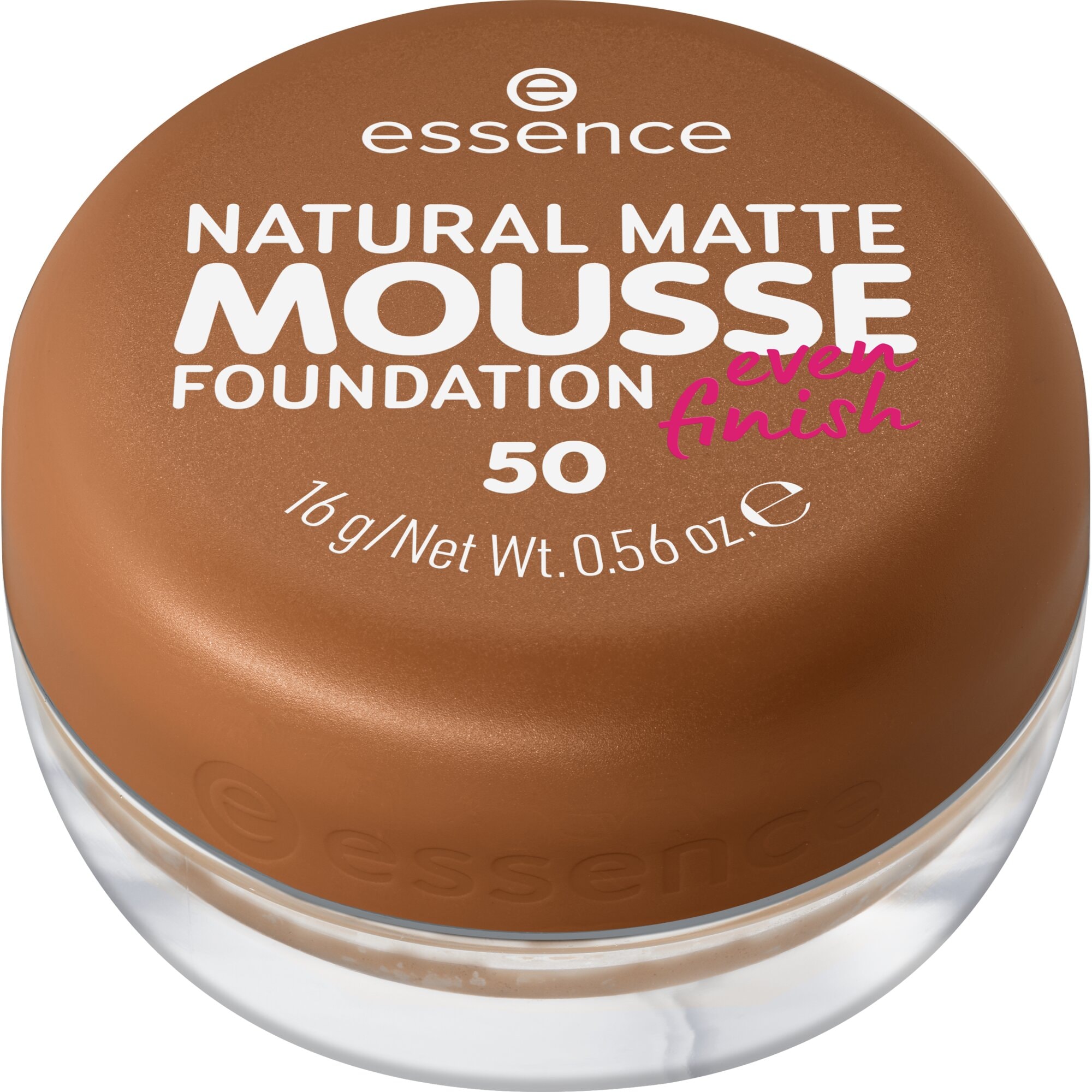 Essence Foundation »NATURAL MATTE MOUSSE FOUNDATION«, (3er Pack), mit Clean-Beauty-Textur