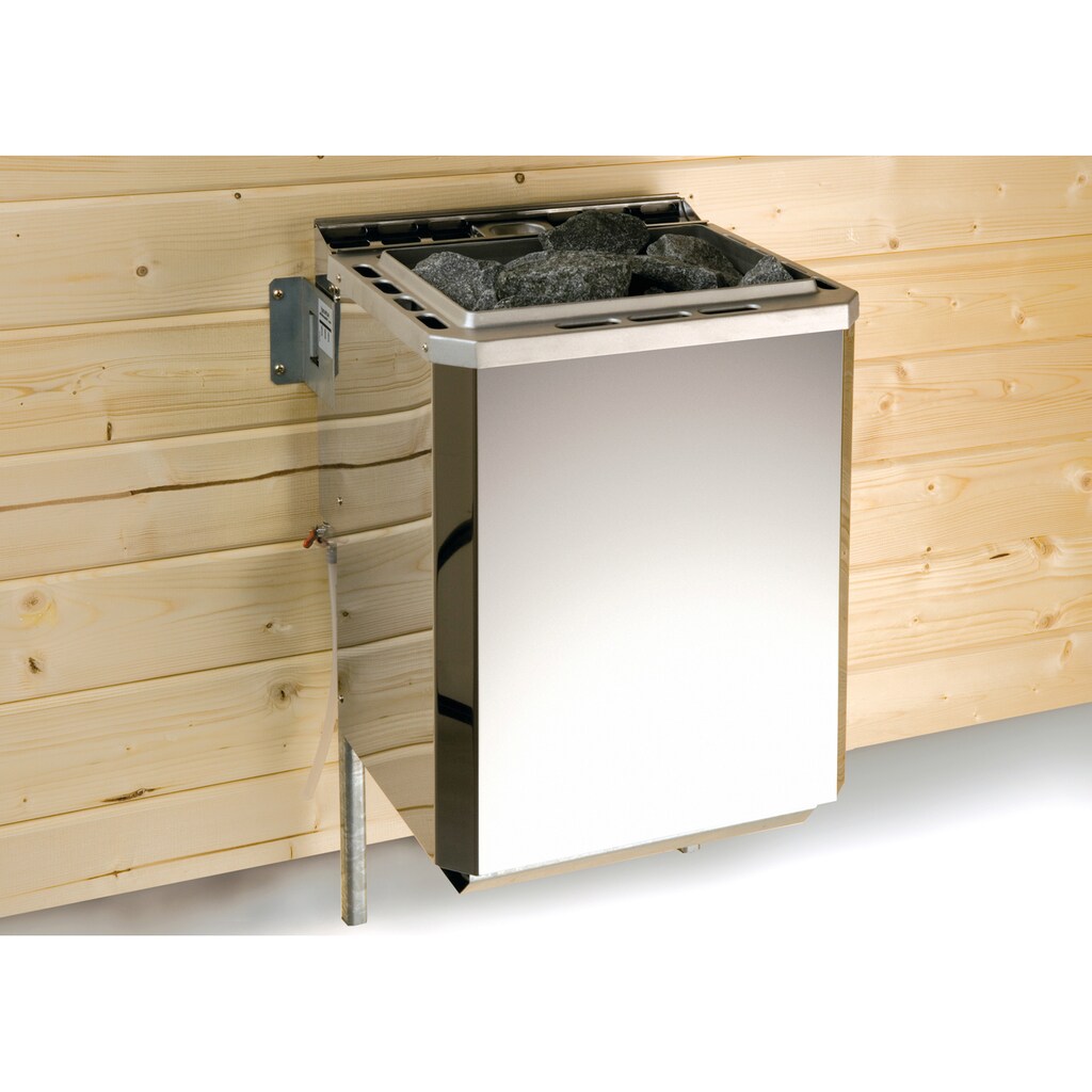 weka Sauna »Kemi Panorama«, 7,5 kW Bio-Ofen mit ext. Steuerung