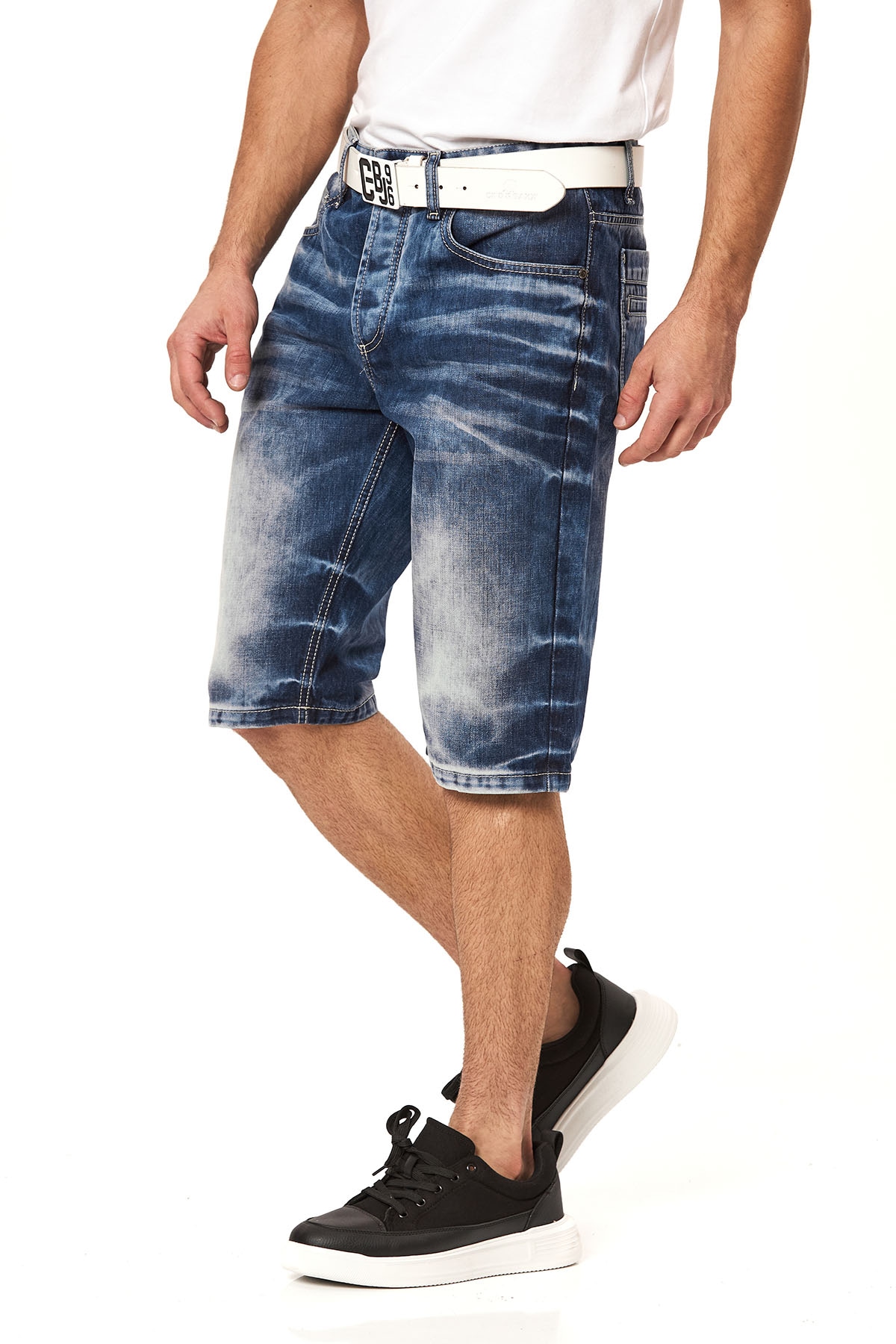 Cipo & Baxx Jeansbermudas Baumwolle, regular fit