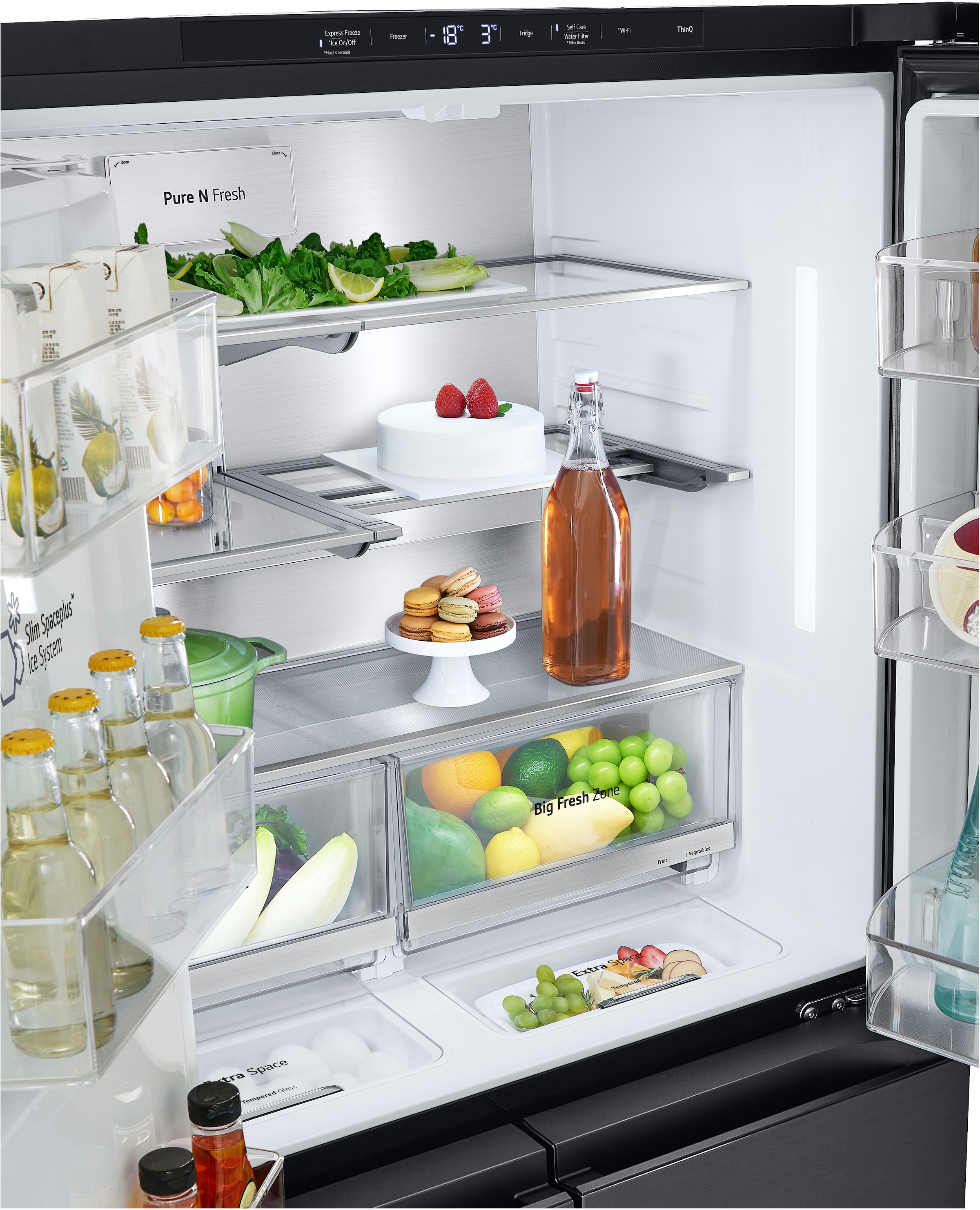 LG Multi Door L-Serie »GML960EVBE« Total No Frost, Wasser- und Eisspender, LINEARCooling