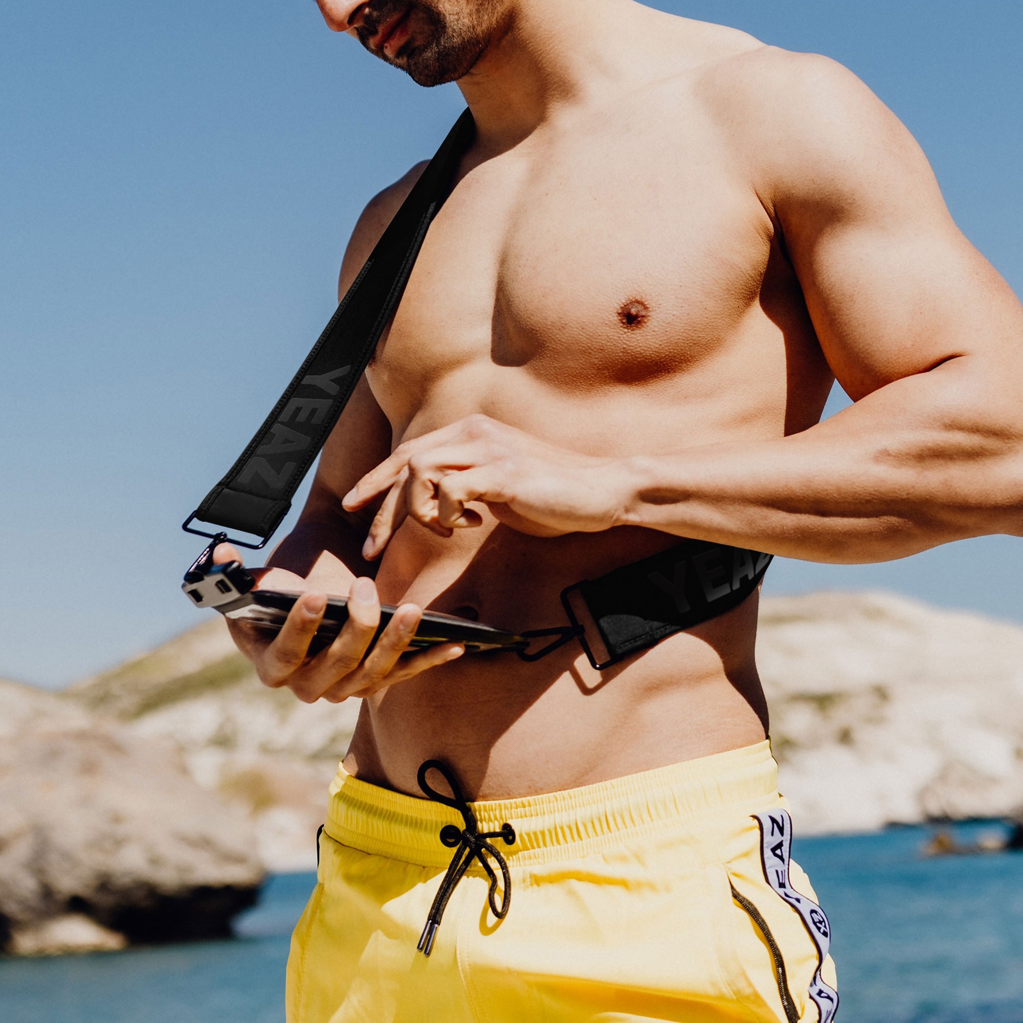 YEAZ Handytasche »Neopren-Gurt mit Handytasche OCEAN SHOT«