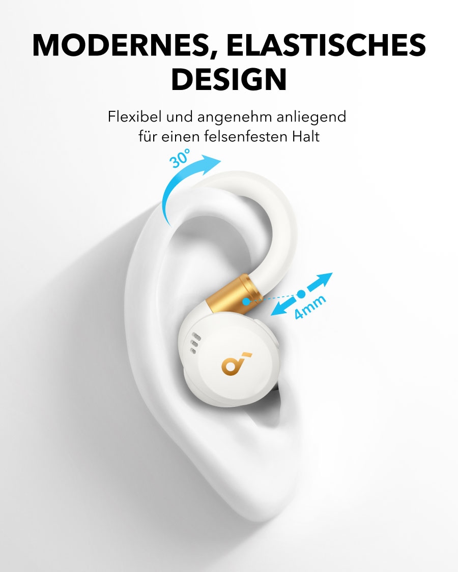 Anker wireless In-Ear-Kopfhörer »soundcore Sport X20« Bluetooth Adaptive Noise-Cancelling | integrierte Steuerung für Anrufe und Musik